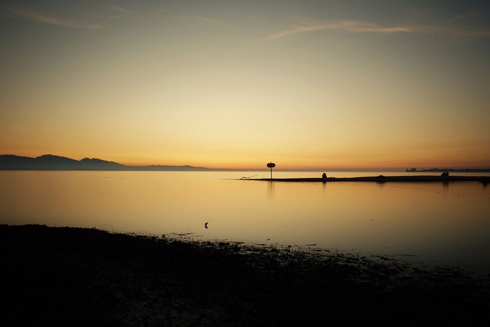 Sony a6000 + Sigma 19mm F2.8 EX DN sample photo. Sunset, lake constance, landscape photography