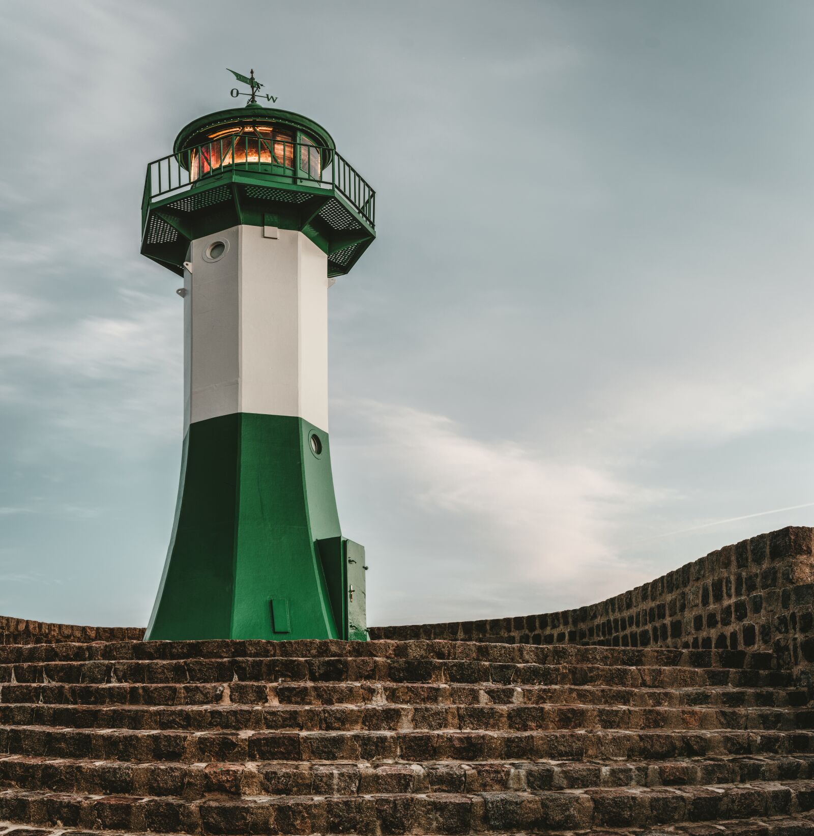 Sony a6300 + Sigma 30mm F2.8 EX DN sample photo. Lighthouse, stairs, light photography