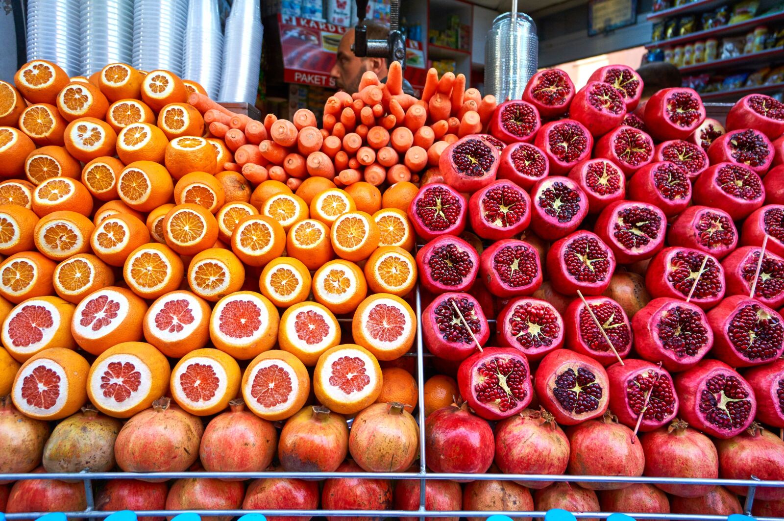 Sony Alpha NEX-6 sample photo. Orange, pomegranate, fruit photography