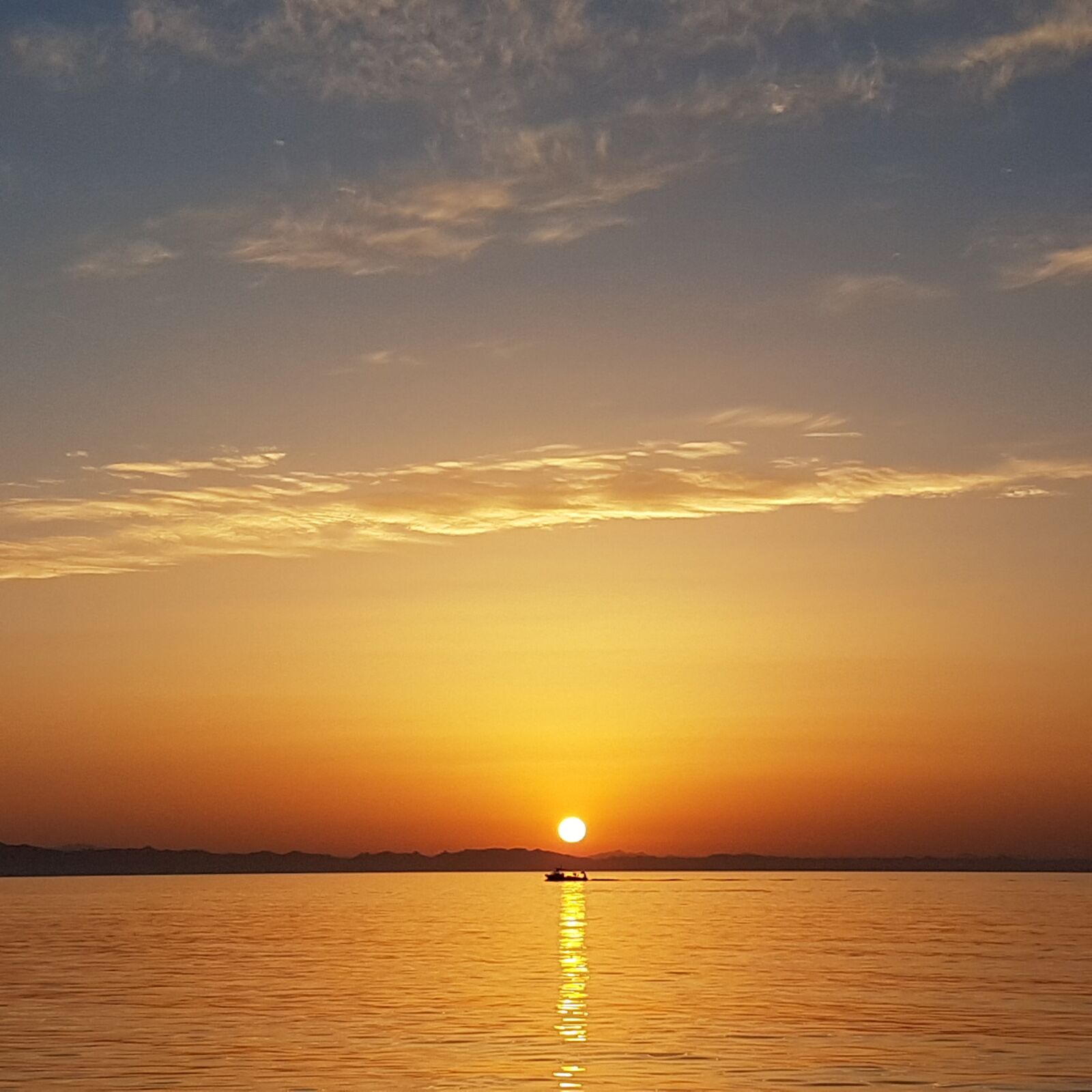 Samsung Galaxy S7 sample photo. Sunset, sea, sun photography