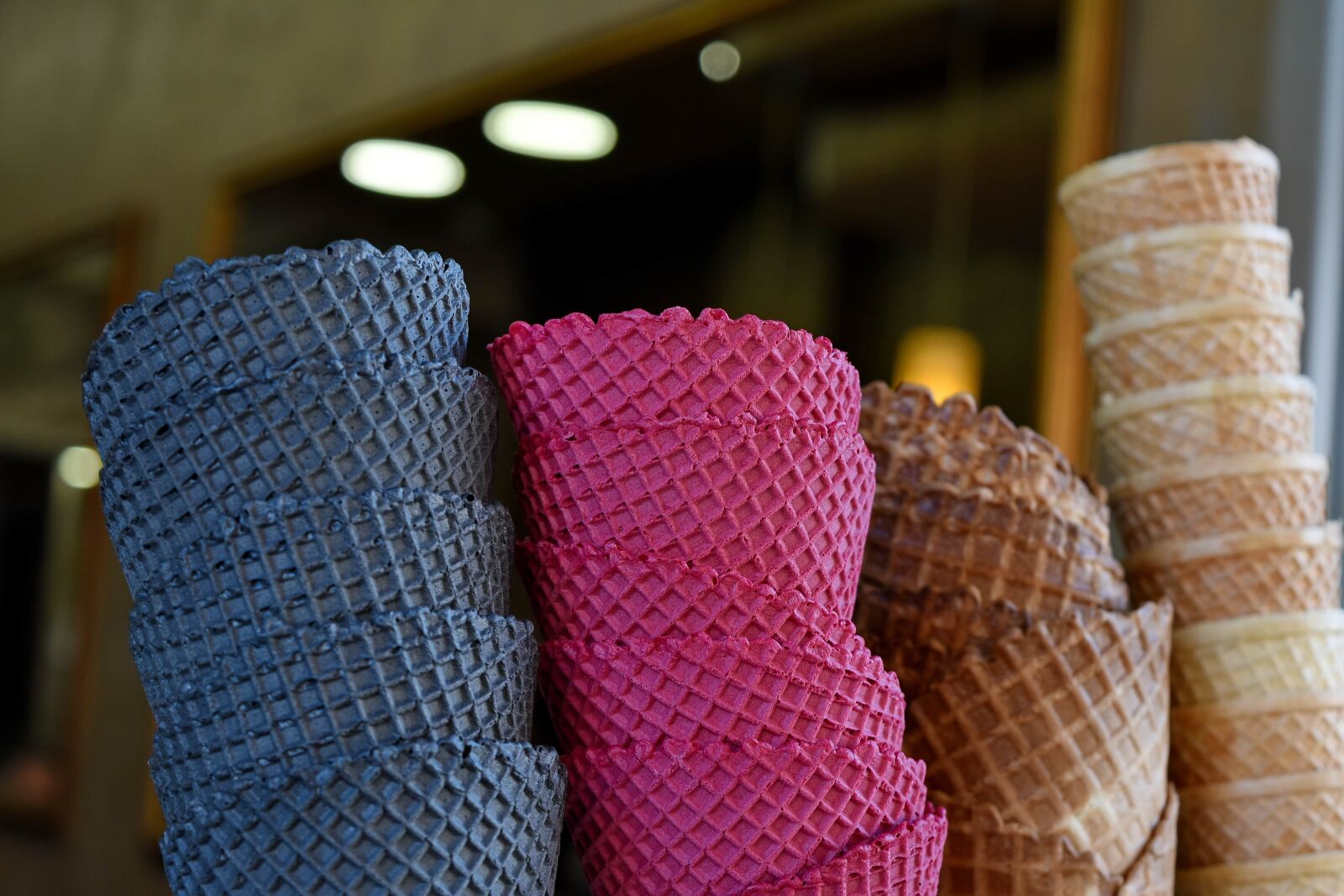Nikon D5500 sample photo. Colourful, confectionery, cornet, icecream photography