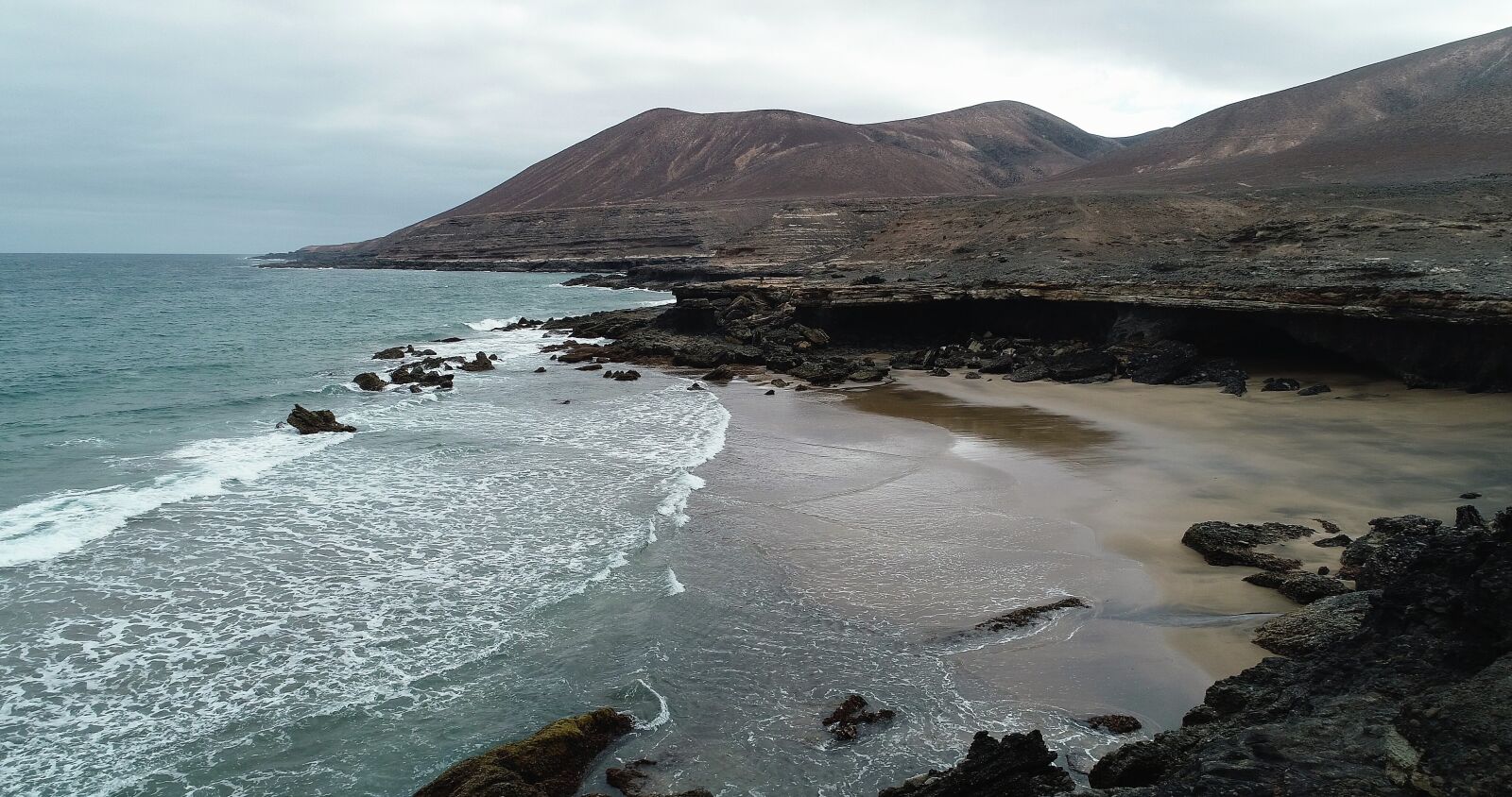 DJI FC6310 sample photo. Beach, sand, ocean photography