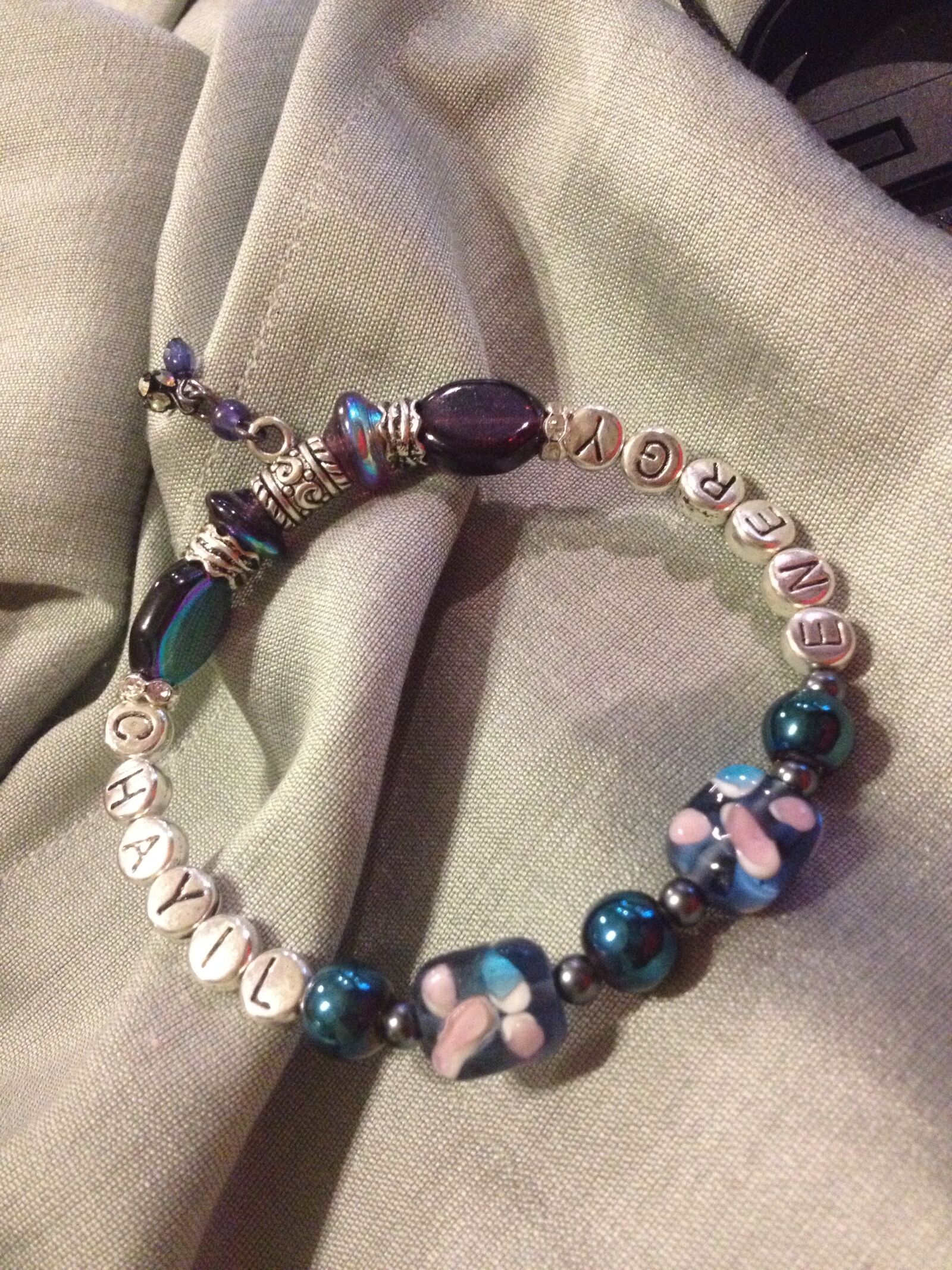 iPhone 4S back camera 4.28mm f/2.4 sample photo. Bracelet, silver, chayil photography