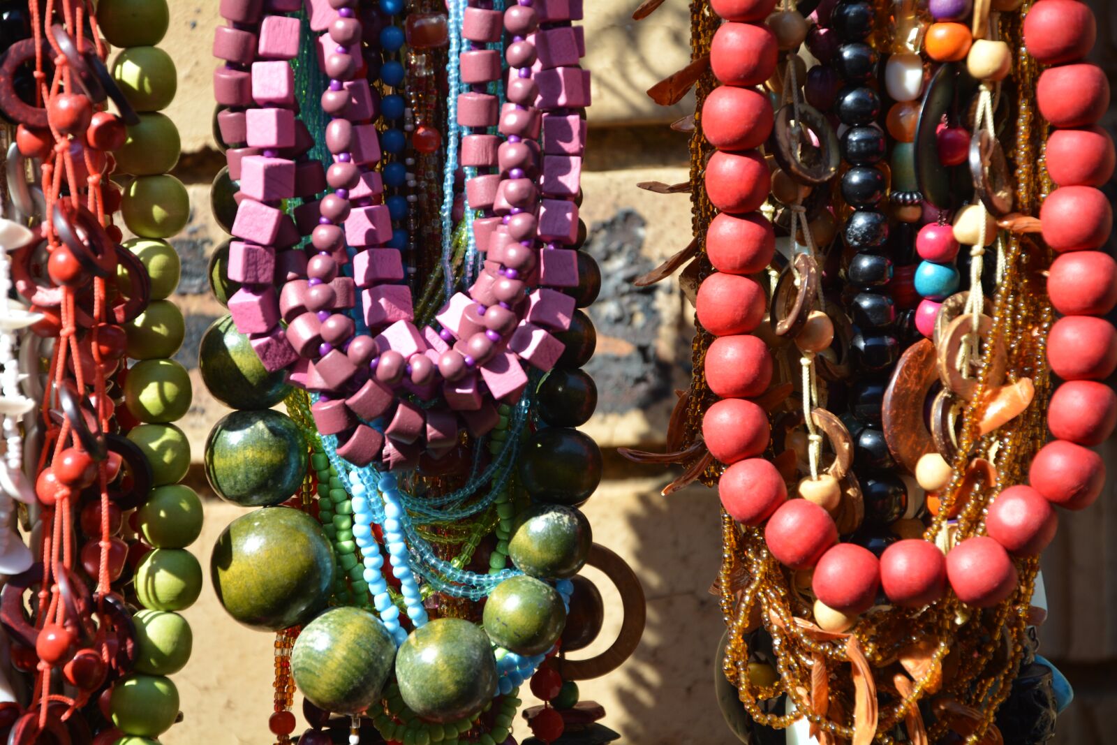 Nikon D5200 sample photo. Beads, hand craft, necklace photography