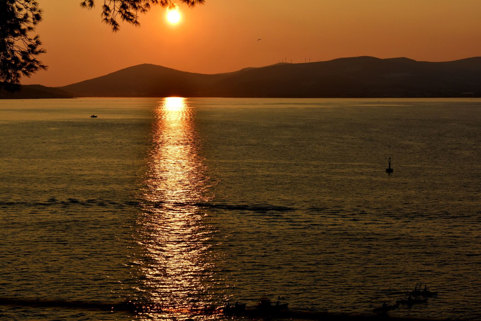 Nikon D3400 sample photo. Sunset, sun, sea photography