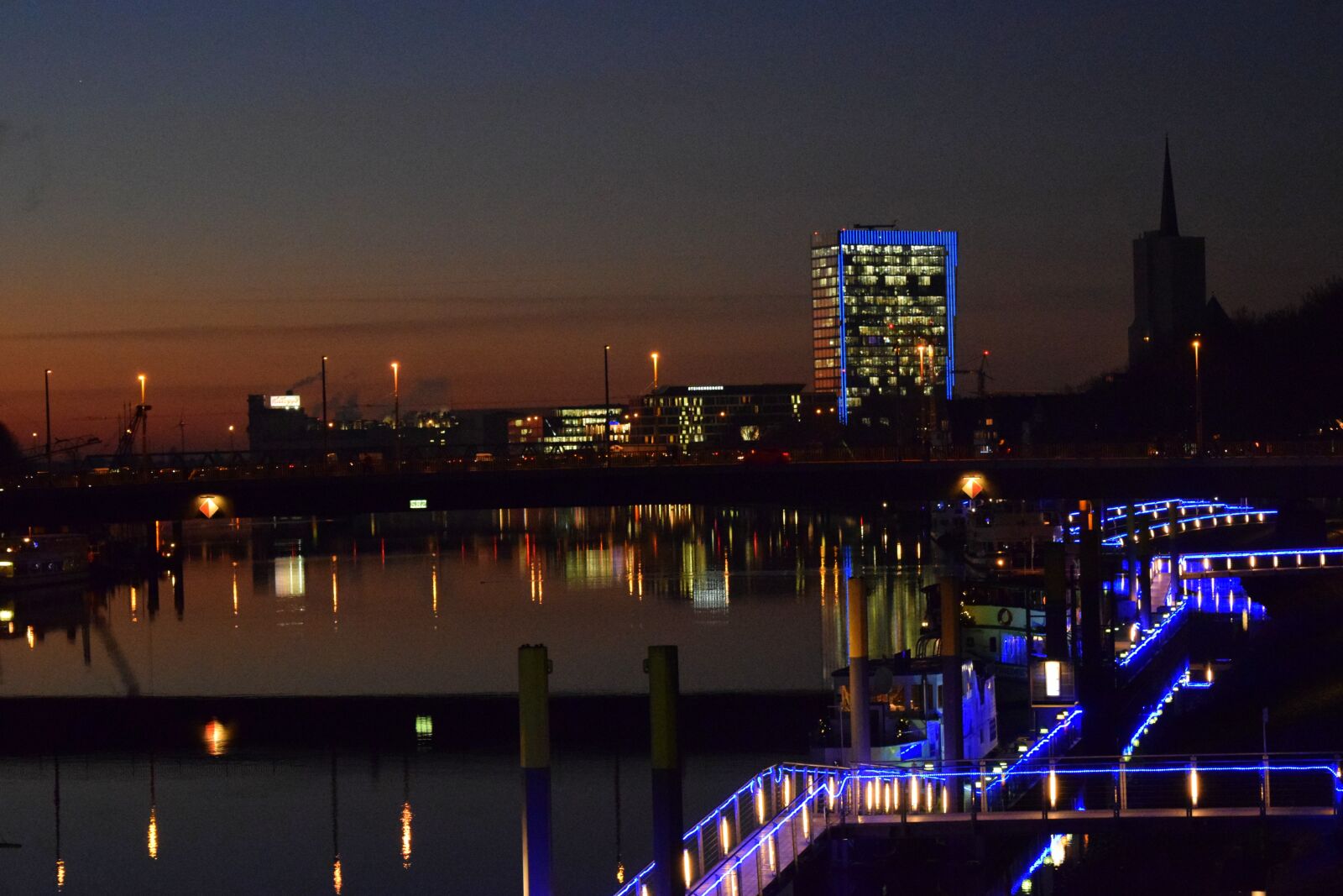 Nikon D3300 sample photo. Bremen, kill, ocean tower photography