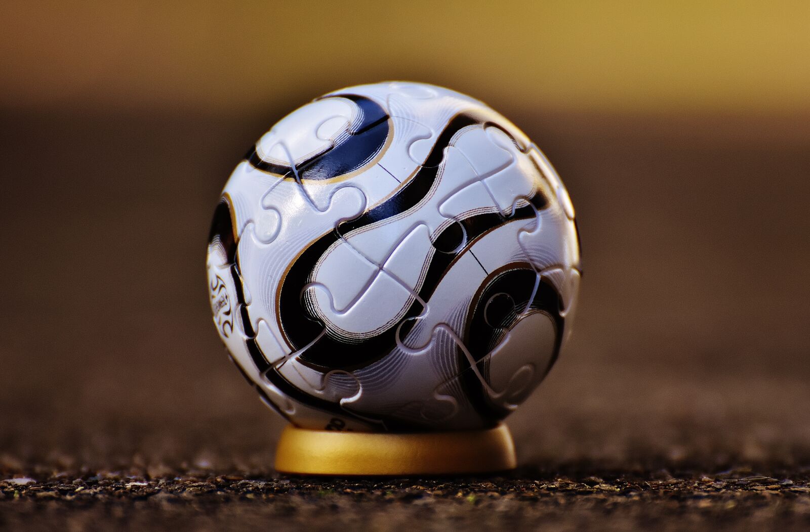 Nikon D7200 sample photo. Football, puzzle, puzzle ball photography