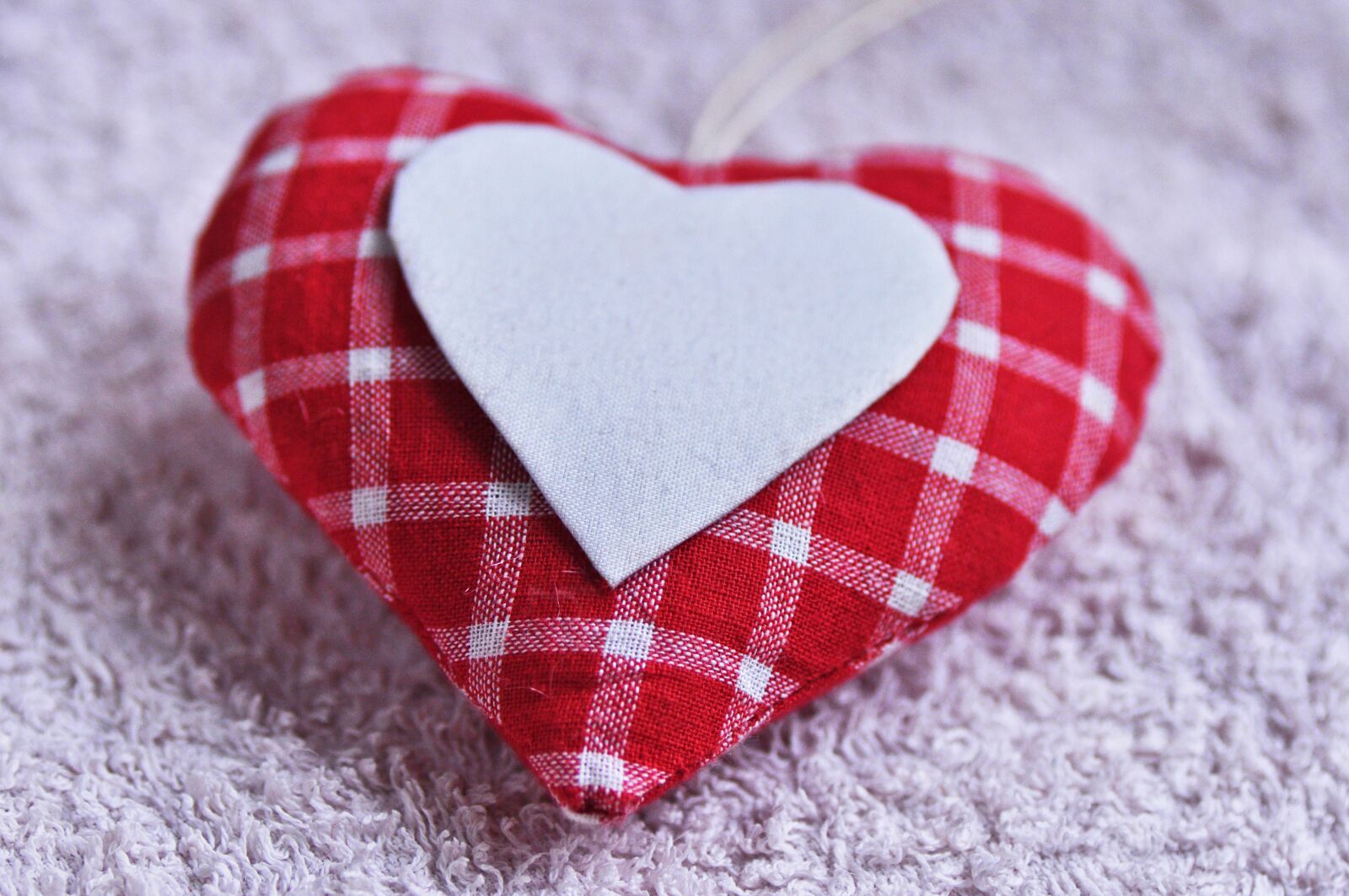 Nikon D90 sample photo. Heart, decoration, checkered photography