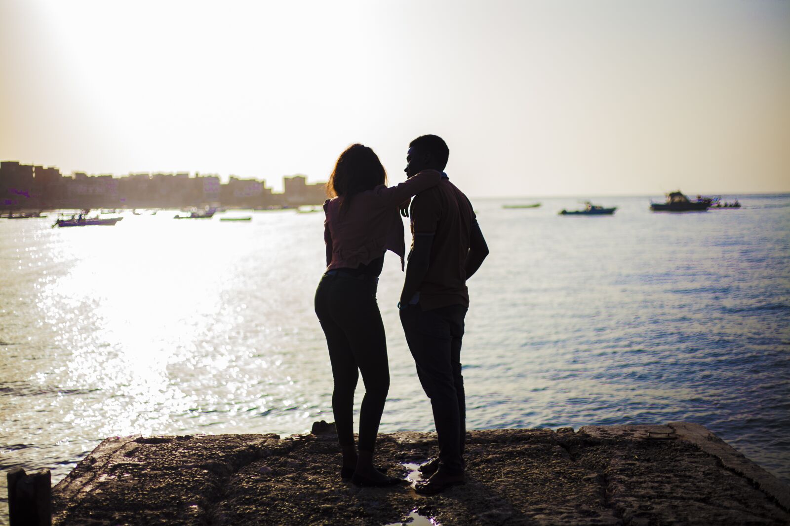 Canon EOS 5D Mark II sample photo. Sunset, beach, side photography