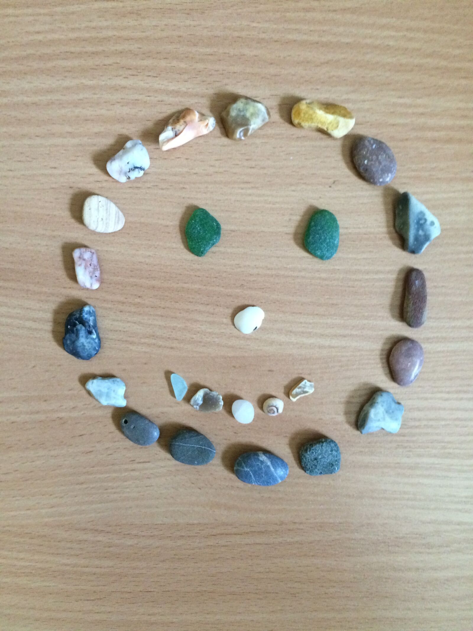 Apple iPhone 5s sample photo. Pebbles, smile, smiley photography