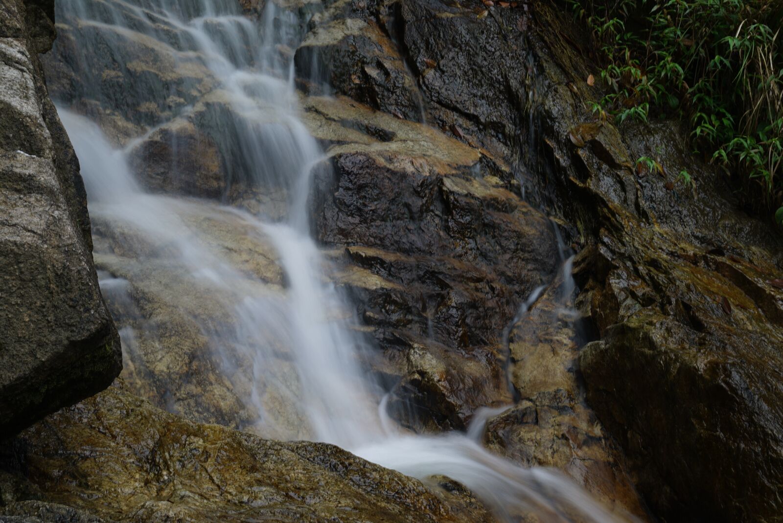 Sony a7S + Sony FE 24-70mm F2.8 GM sample photo. Waterfall, nature, long exposure photography