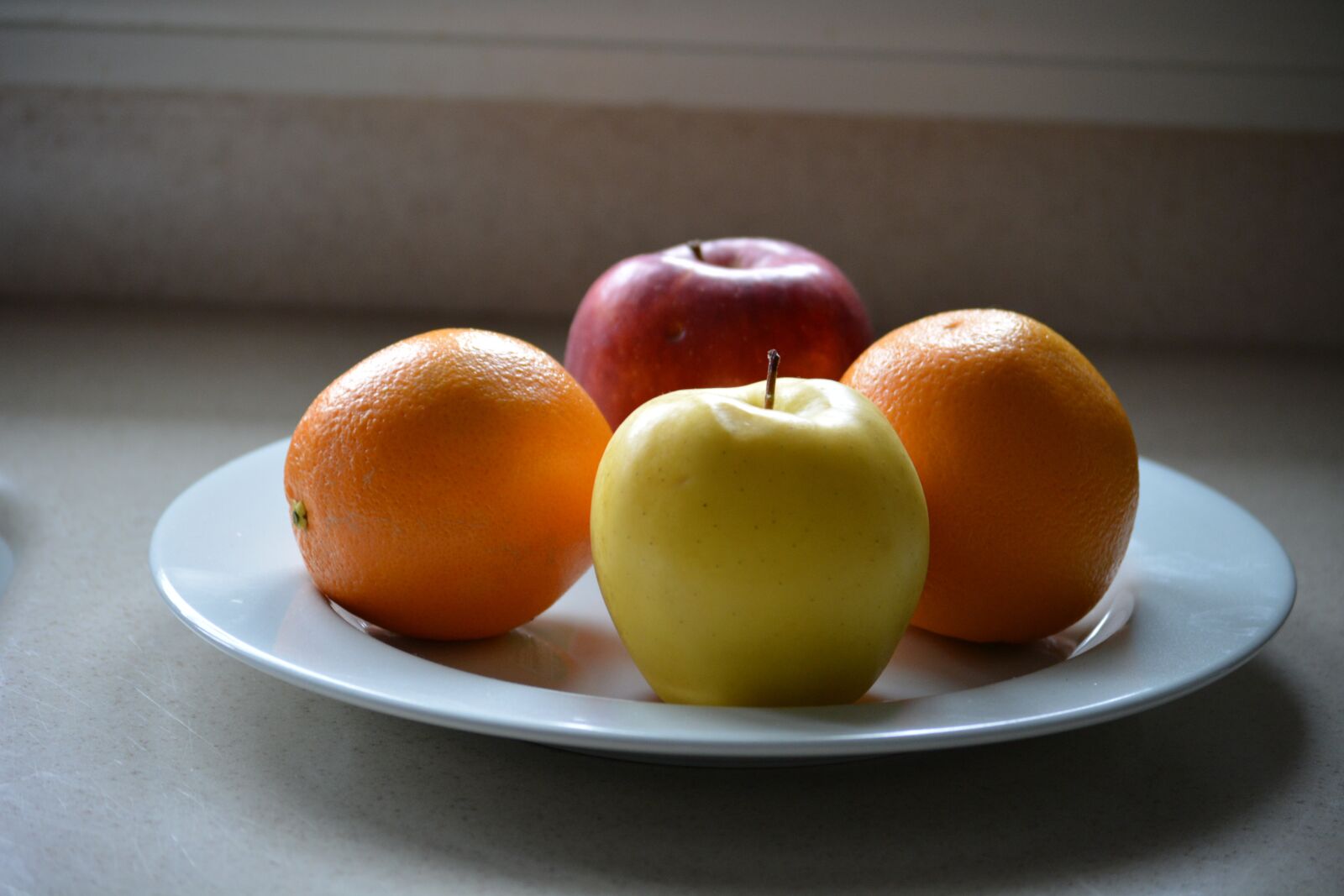 Nikon D5200 sample photo. Apple, orange, food photography
