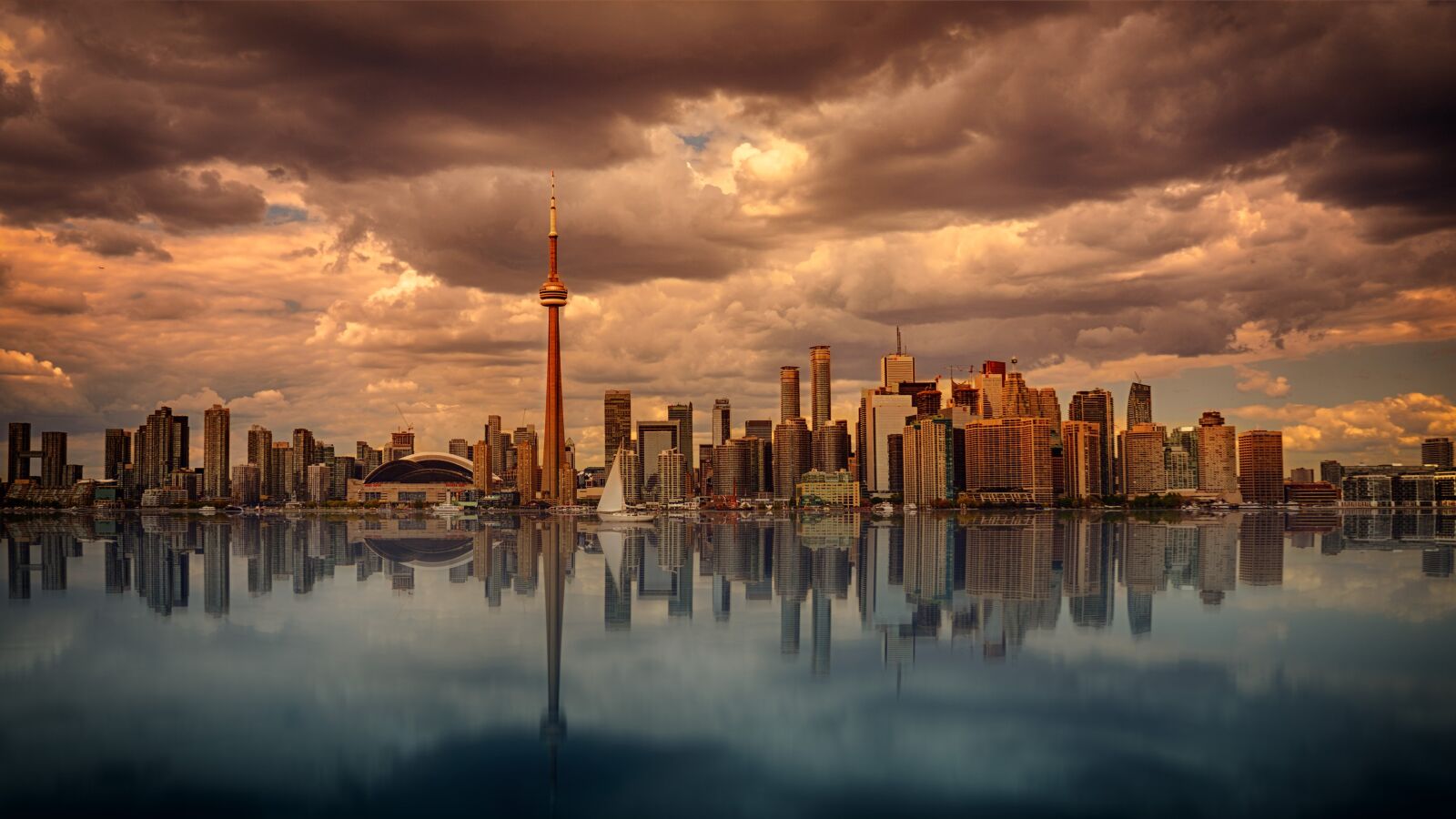 Sony a7 + Sony FE 28-70mm F3.5-5.6 OSS sample photo. Toronto, skyline, waters photography