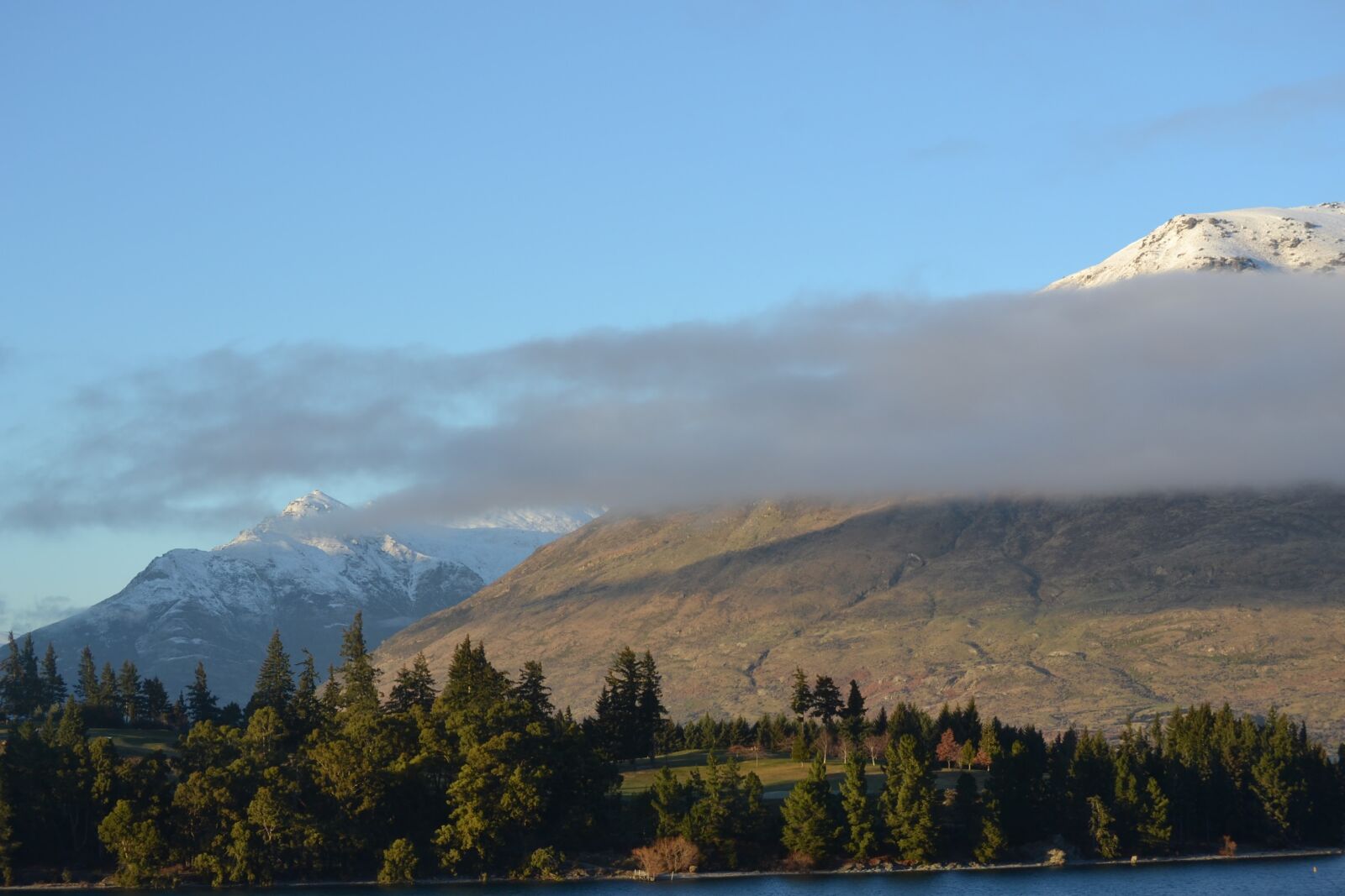 Nikon D3100 sample photo. Snowy mountain, queenstown, nature photography