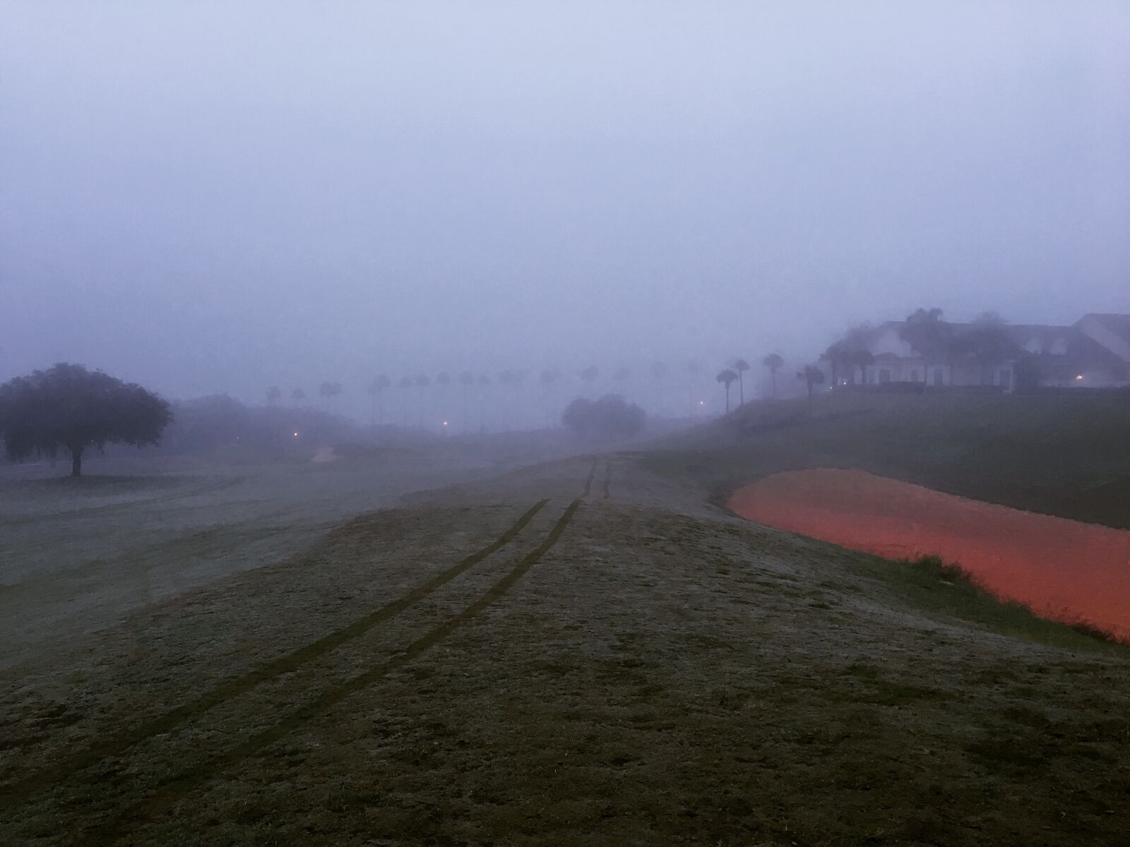 Apple iPhone 6s sample photo. Fairway, fog, foggy, golf photography