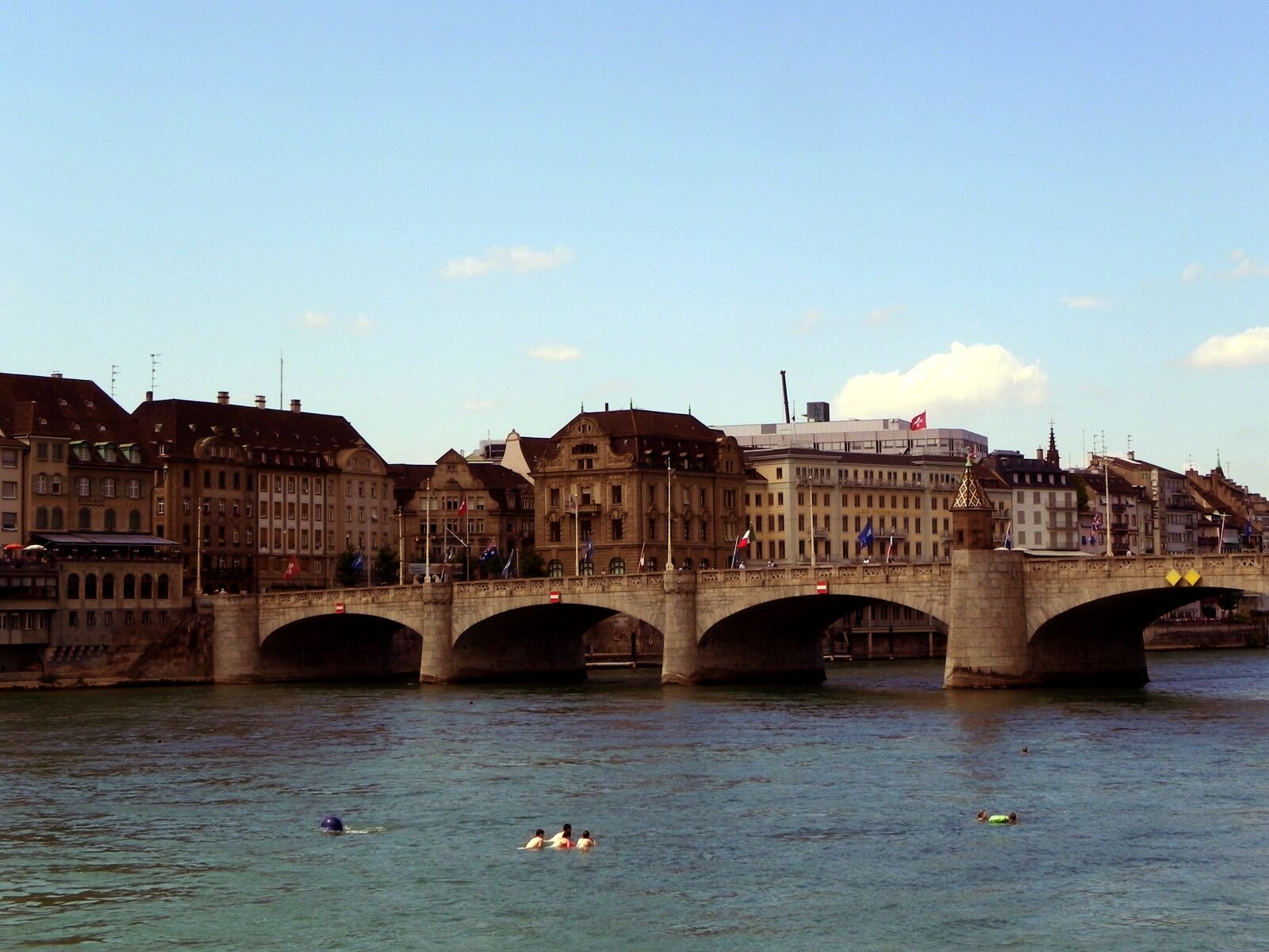 Nikon Coolpix P100 sample photo. Basel, switzerland, rhine photography