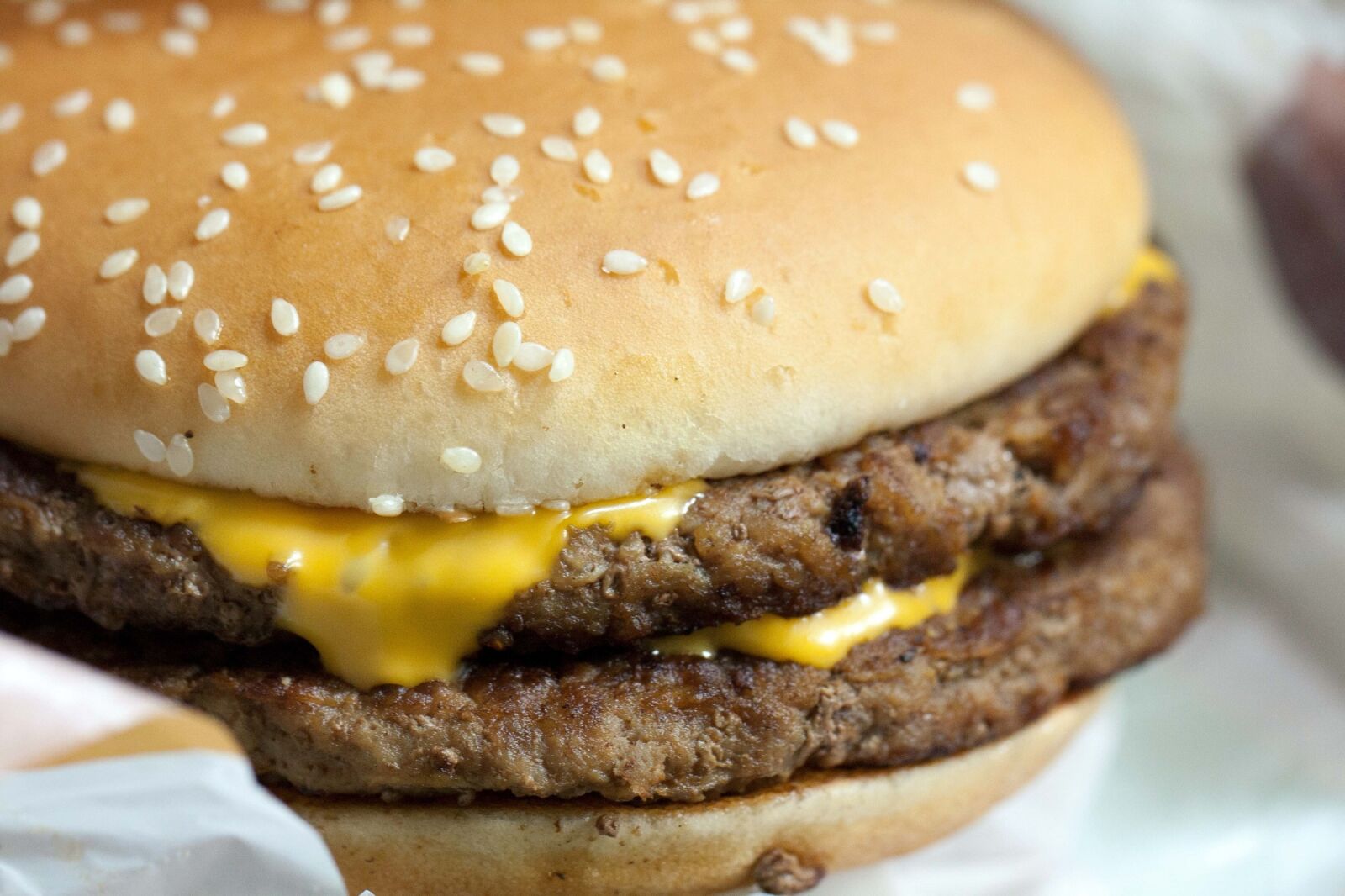 Canon EOS 450D (EOS Rebel XSi / EOS Kiss X2) sample photo. Cheeseburger, hamburger, cheese photography