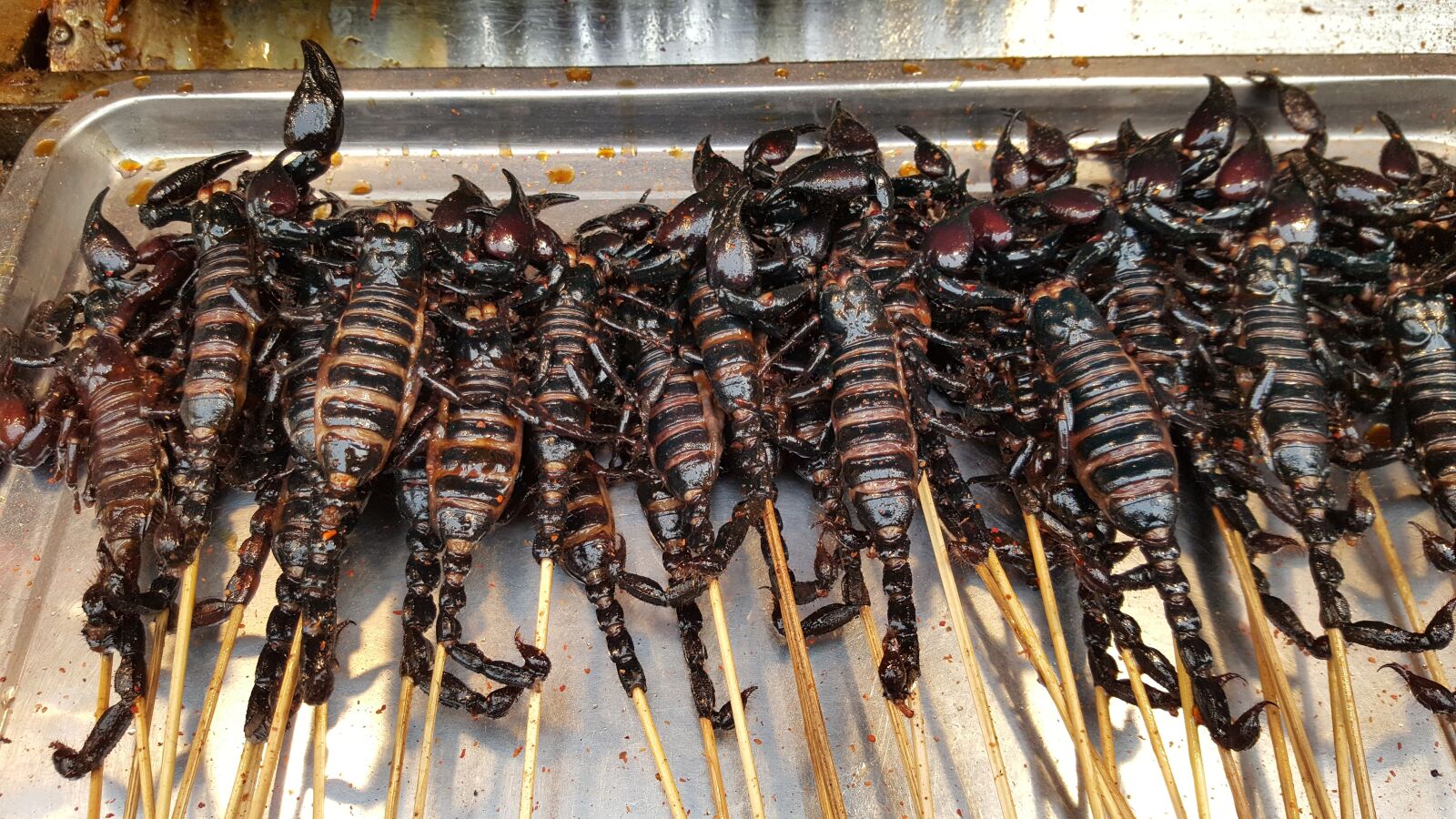 Samsung GALAXY S6 edge sample photo. Scorpions, scorpion, food photography