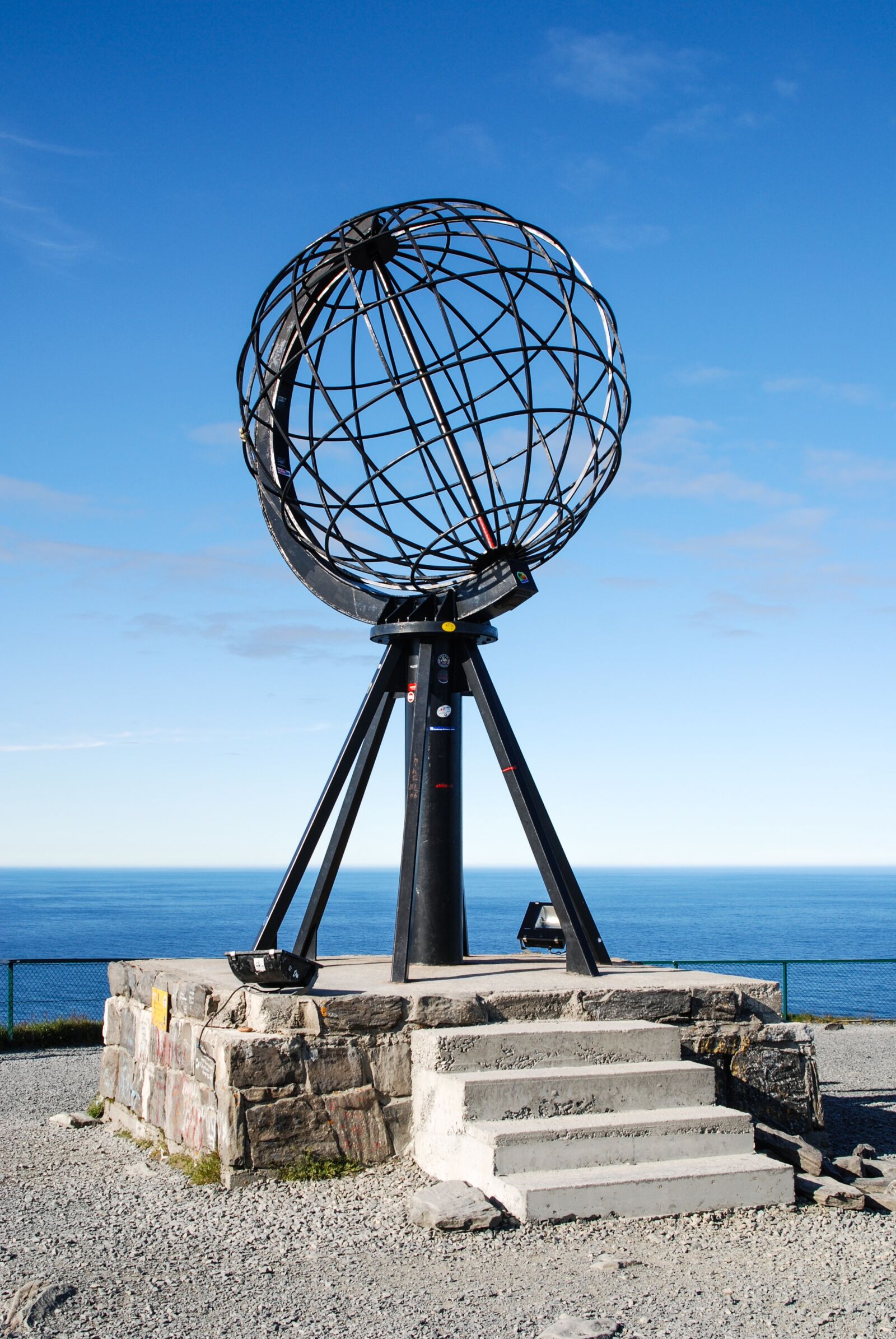 Nikon D80 sample photo. Norway, globe, north cape photography