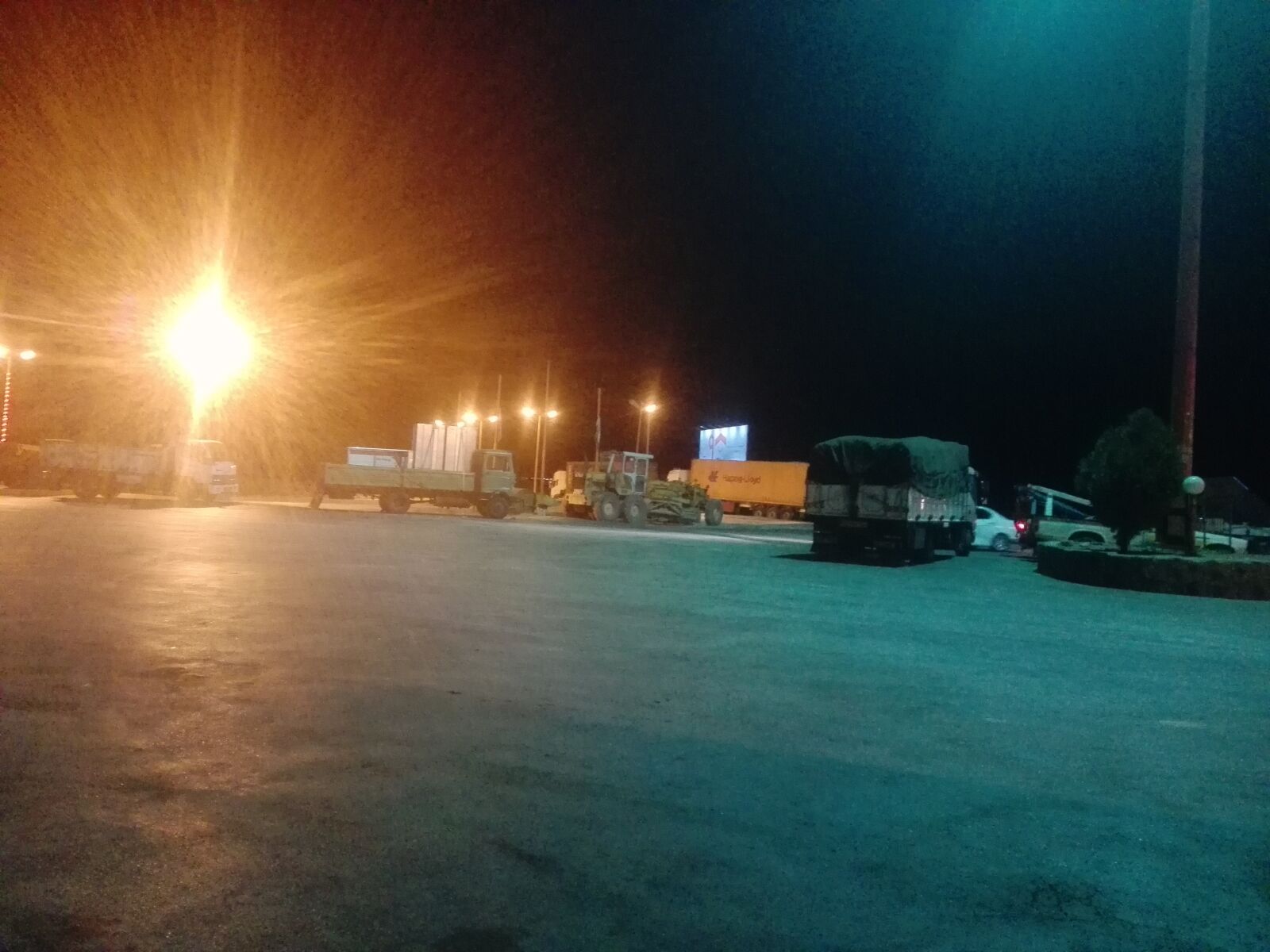 HUAWEI P8 Lite sample photo. Road, truck, transport photography