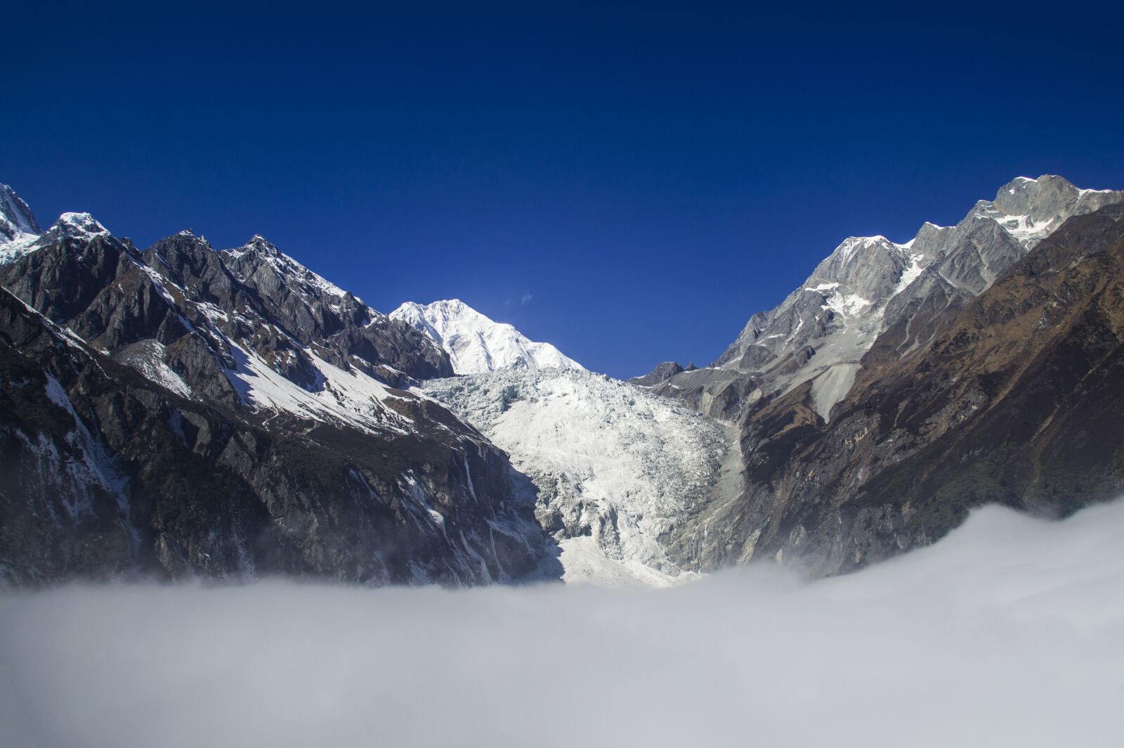Nikon D3200 sample photo. Sichuan, gonggar, snow mountain photography