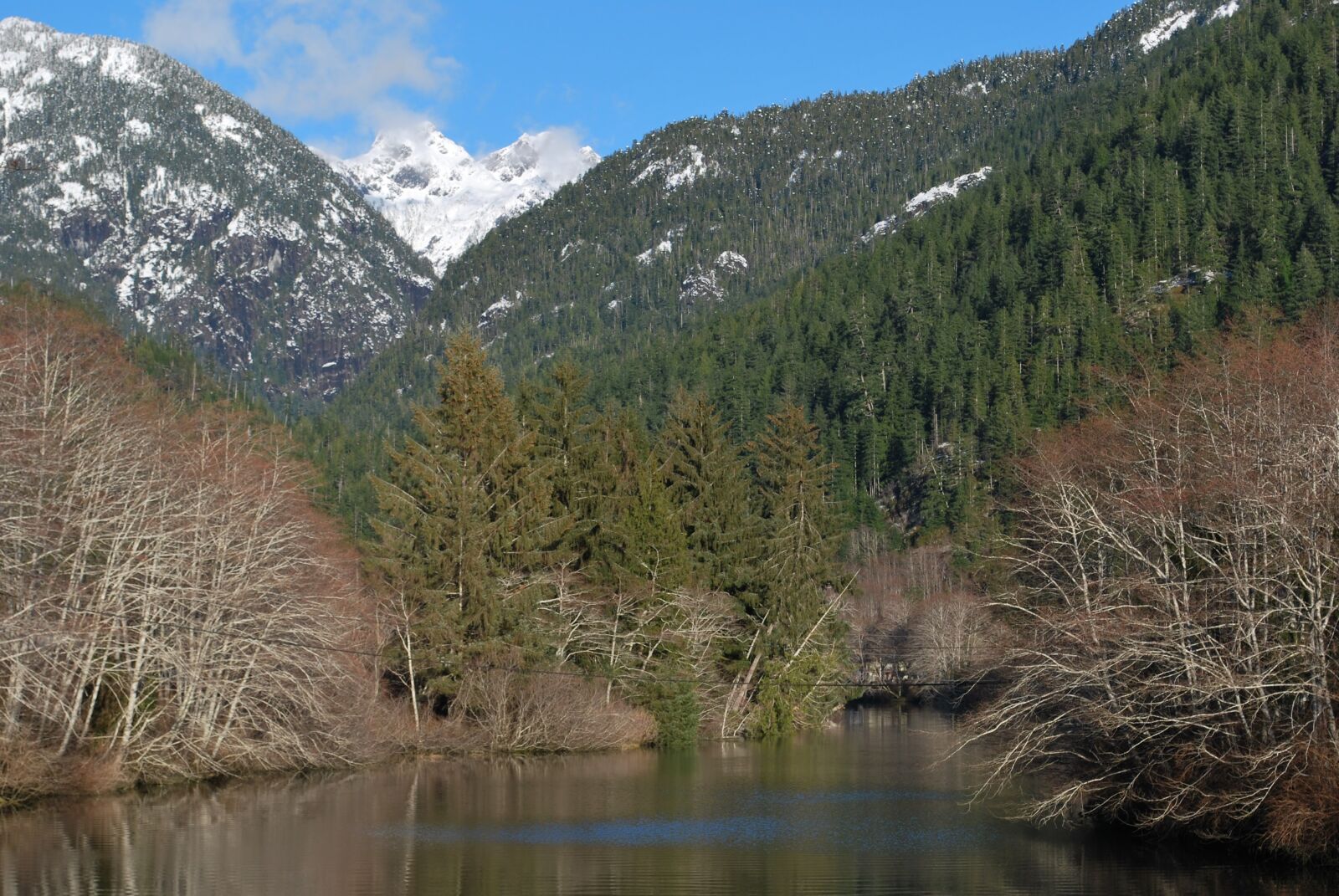 Nikon D60 sample photo. River, mountain, nature photography