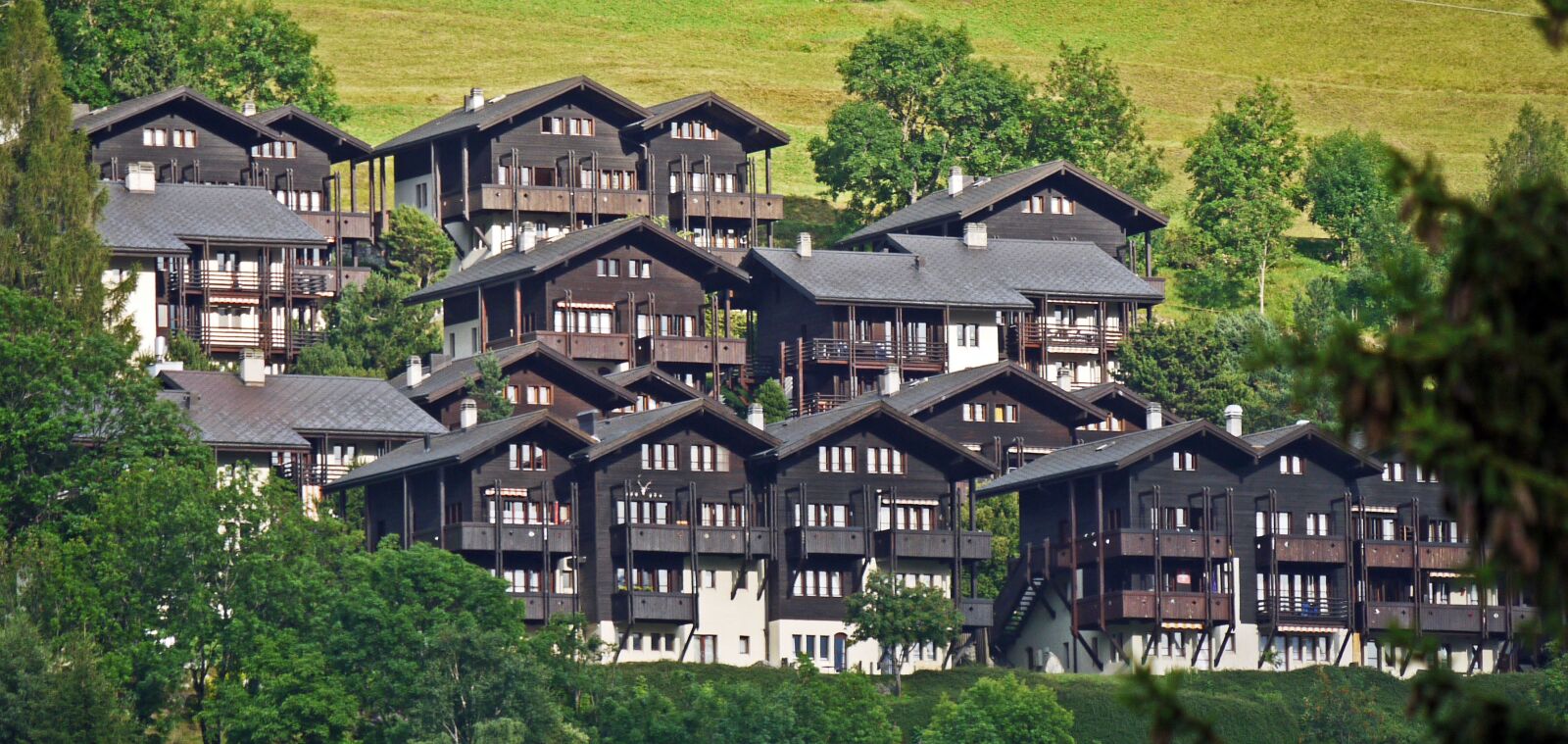 Panasonic Lumix DMC-G1 sample photo. Valais cottage settlement, gabled photography