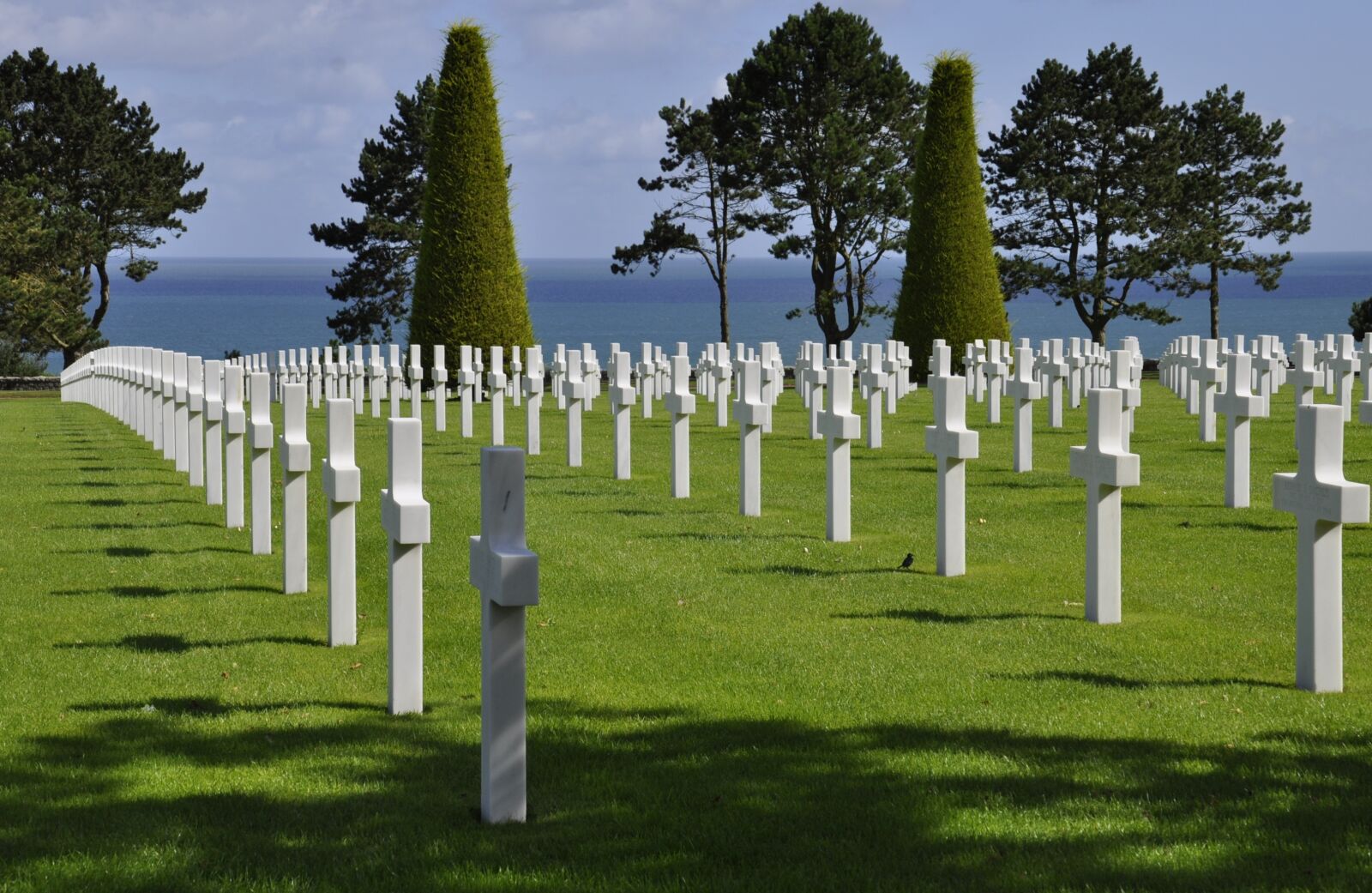 Nikon D5000 sample photo. Military cemetery, normandy, dday photography