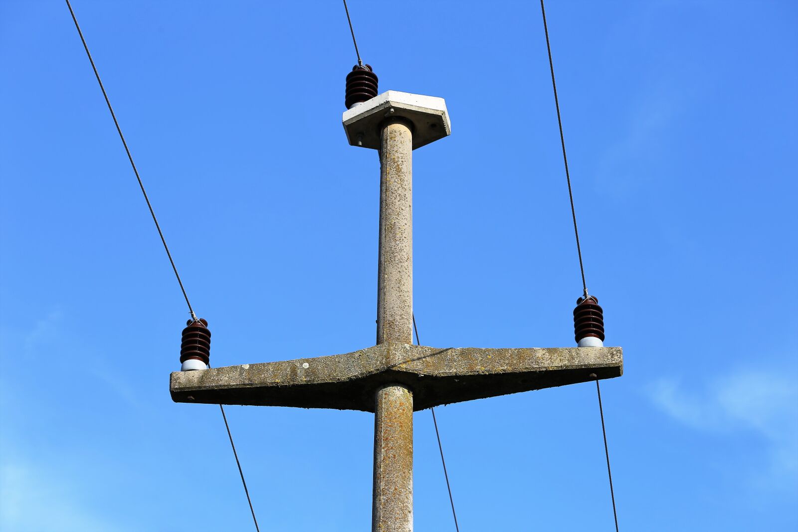 Canon EF 70-300 F4-5.6 IS II USM sample photo. Electric pillar, wires, energy photography