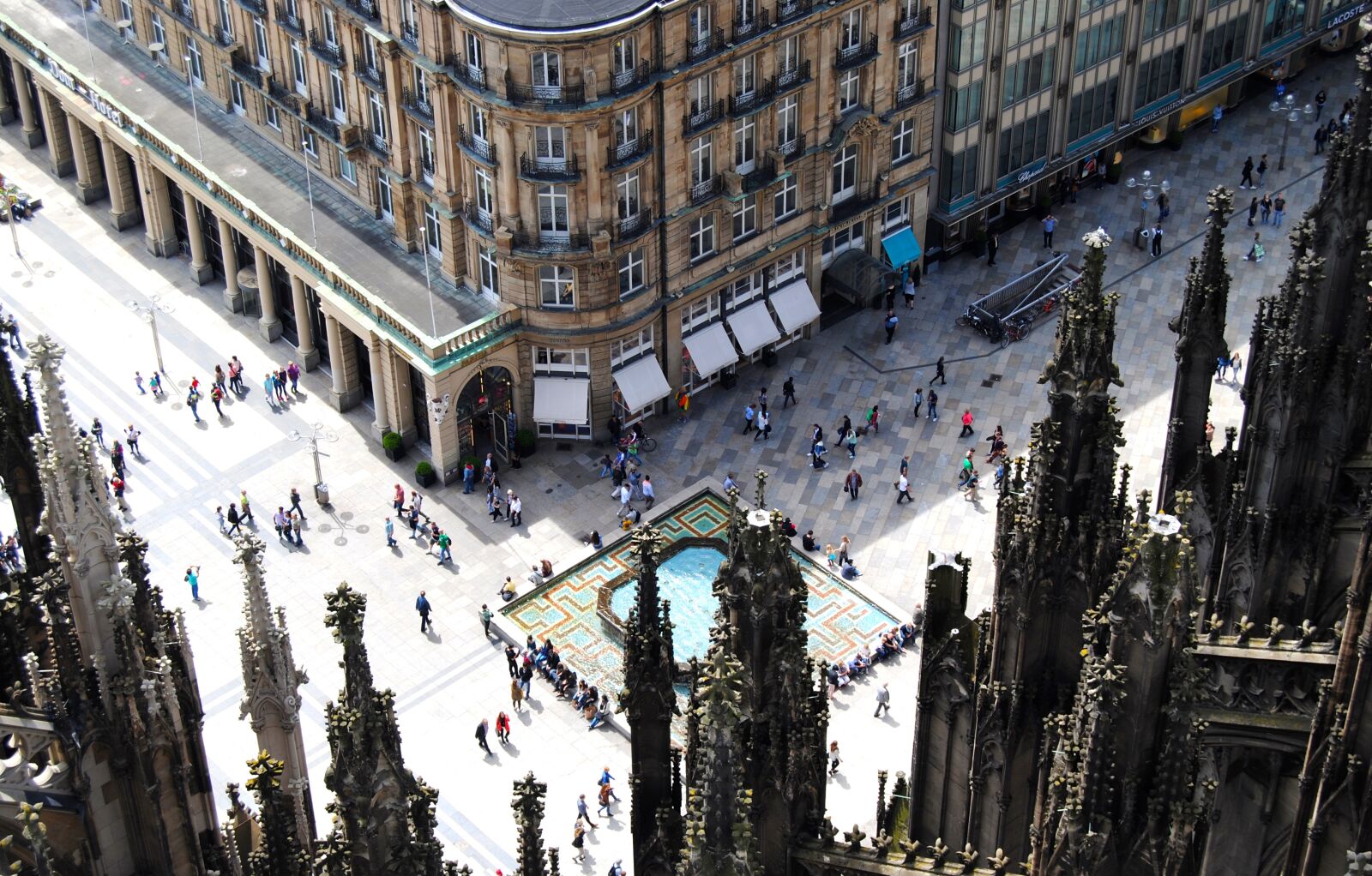 Nikon D3000 sample photo. View from dom, cathedral photography