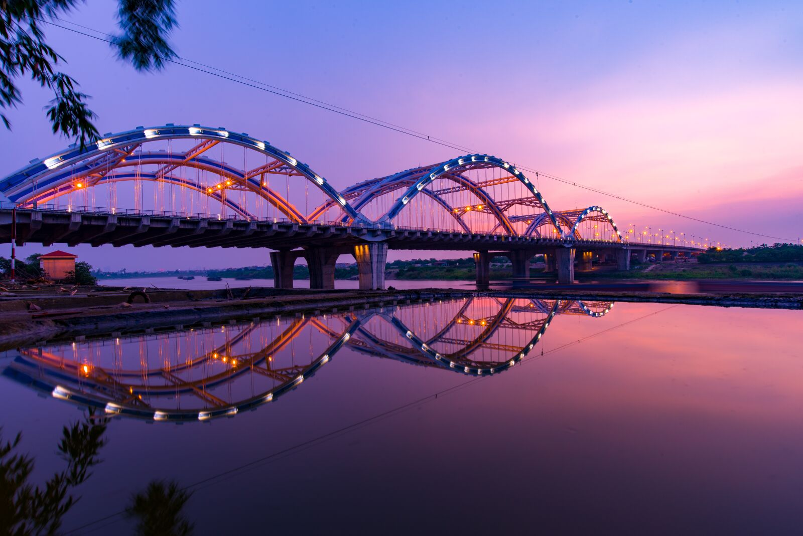 Nikon D750 sample photo. Bridge, hanoi, vietnam photography