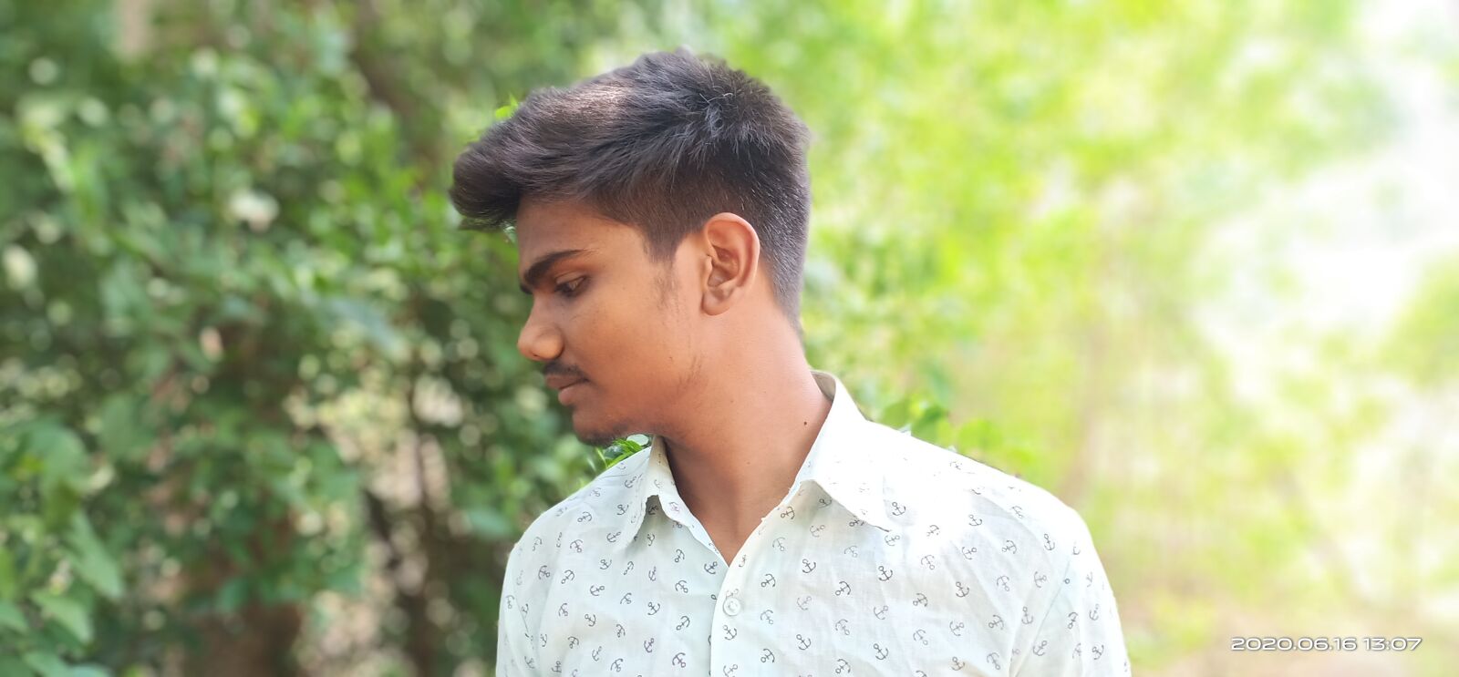 vivo 1819 sample photo. Model, blur background, man photography