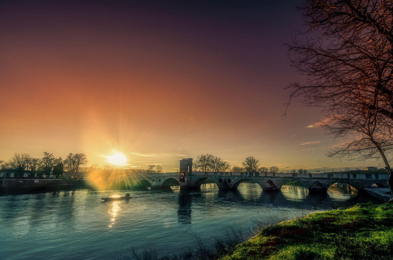 Nikon D810 sample photo. Bridge, sunset, architecture photography