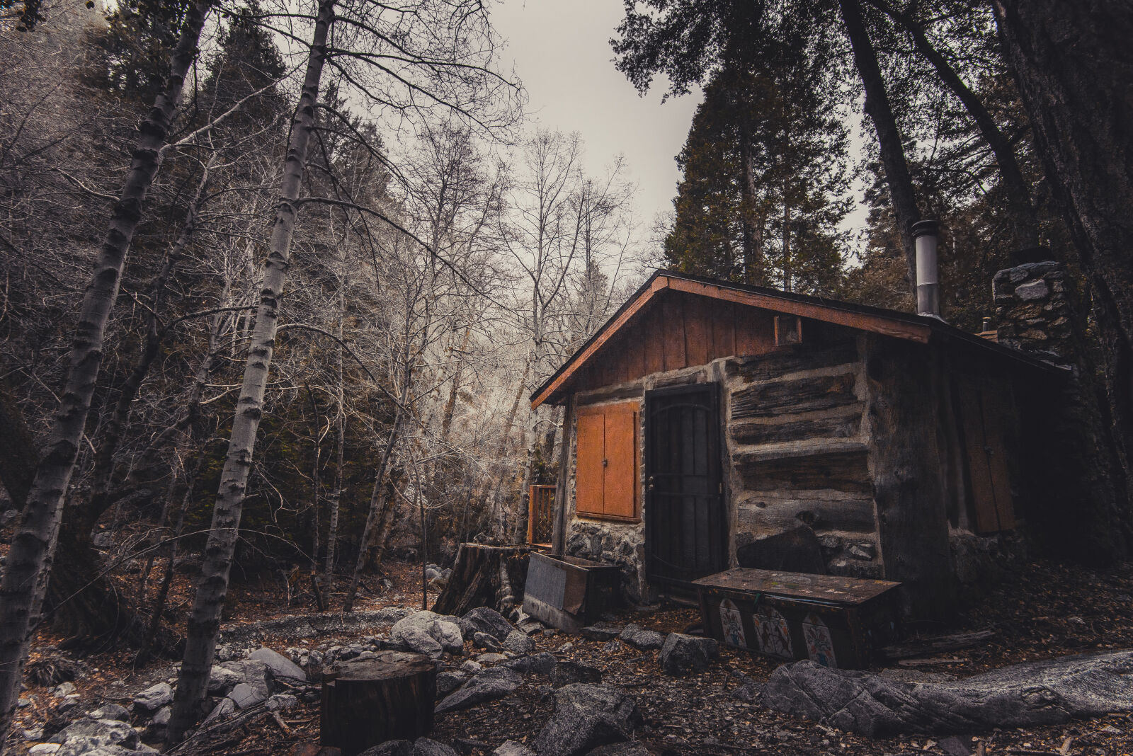 Nikon D610 sample photo. Abandoned, broken, cabin, calamity photography