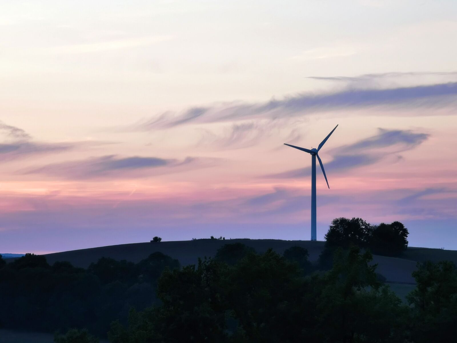 HUAWEI VOG-L29 sample photo. Windmill, wind turbine, wind photography