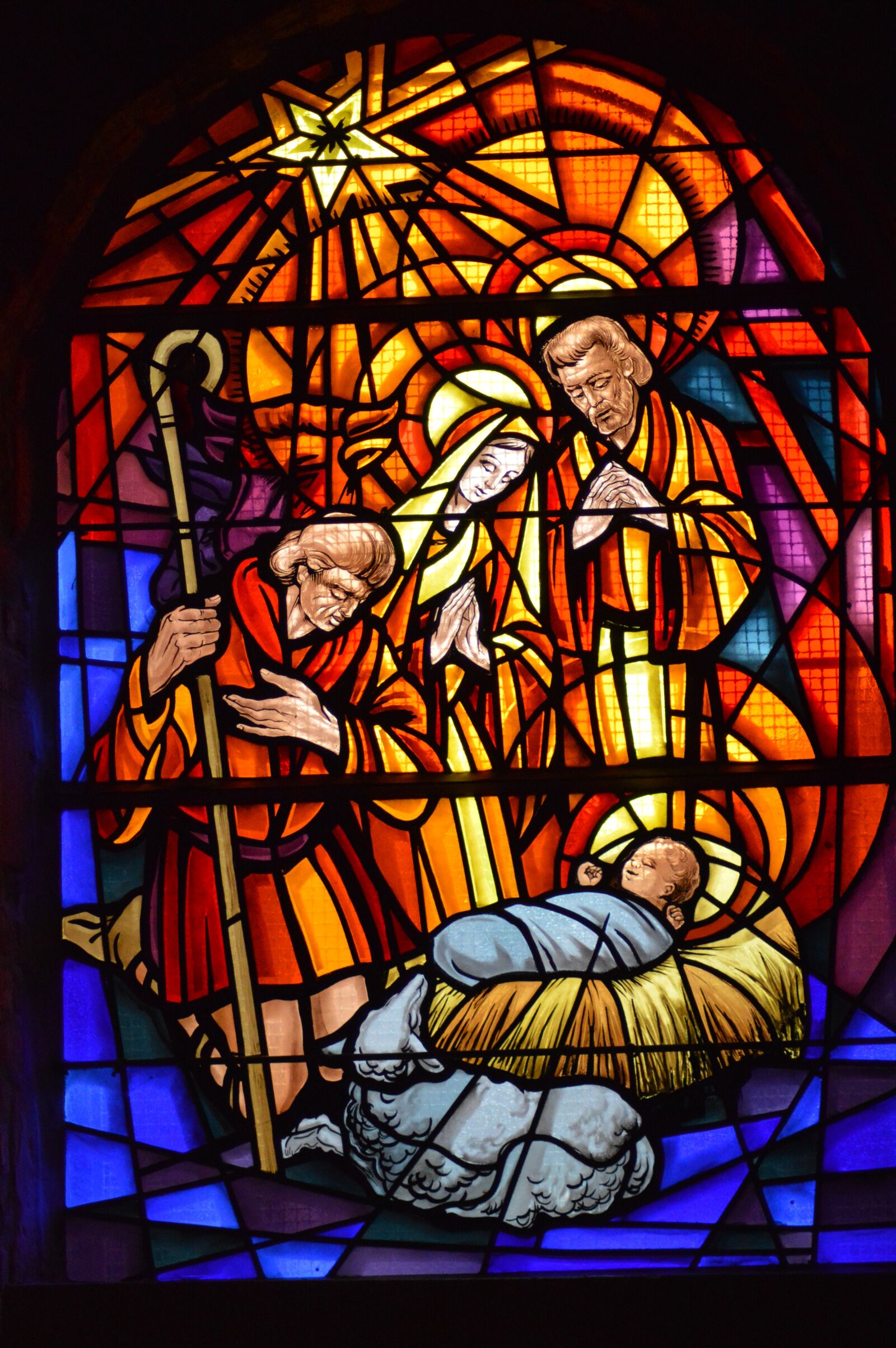 Nikon D3200 sample photo. Stained glass, window, church photography