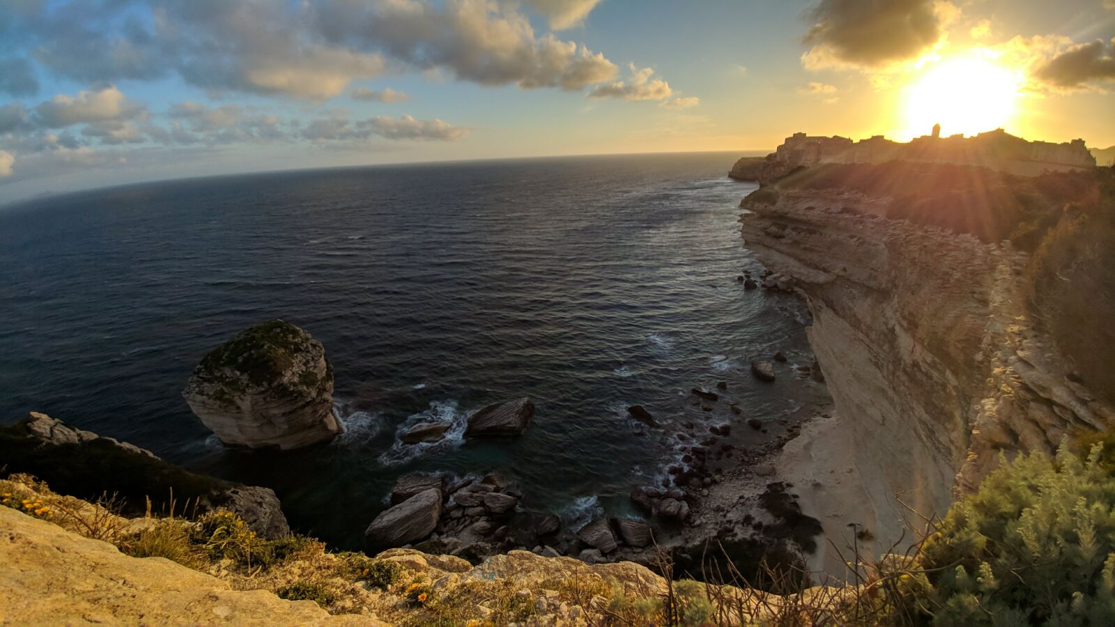 LG G5 sample photo. Corsica, bonifacio, cliffs photography