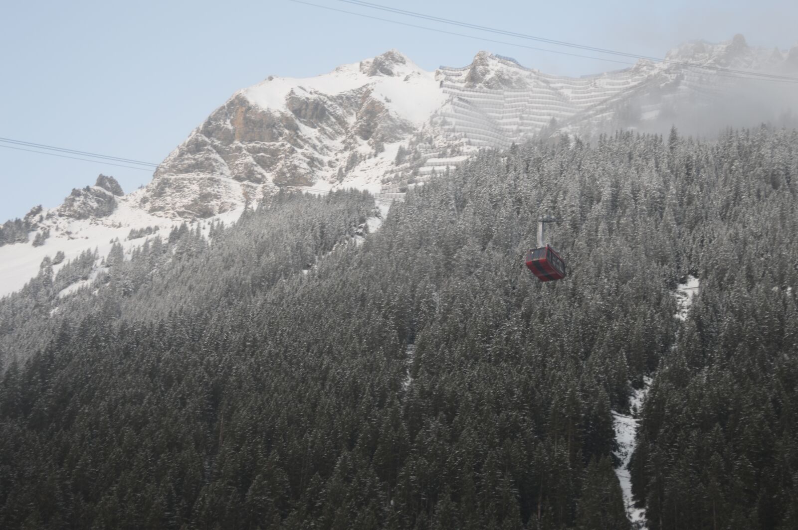 Nikon D3200 sample photo. Ariel ropeway, cable car photography