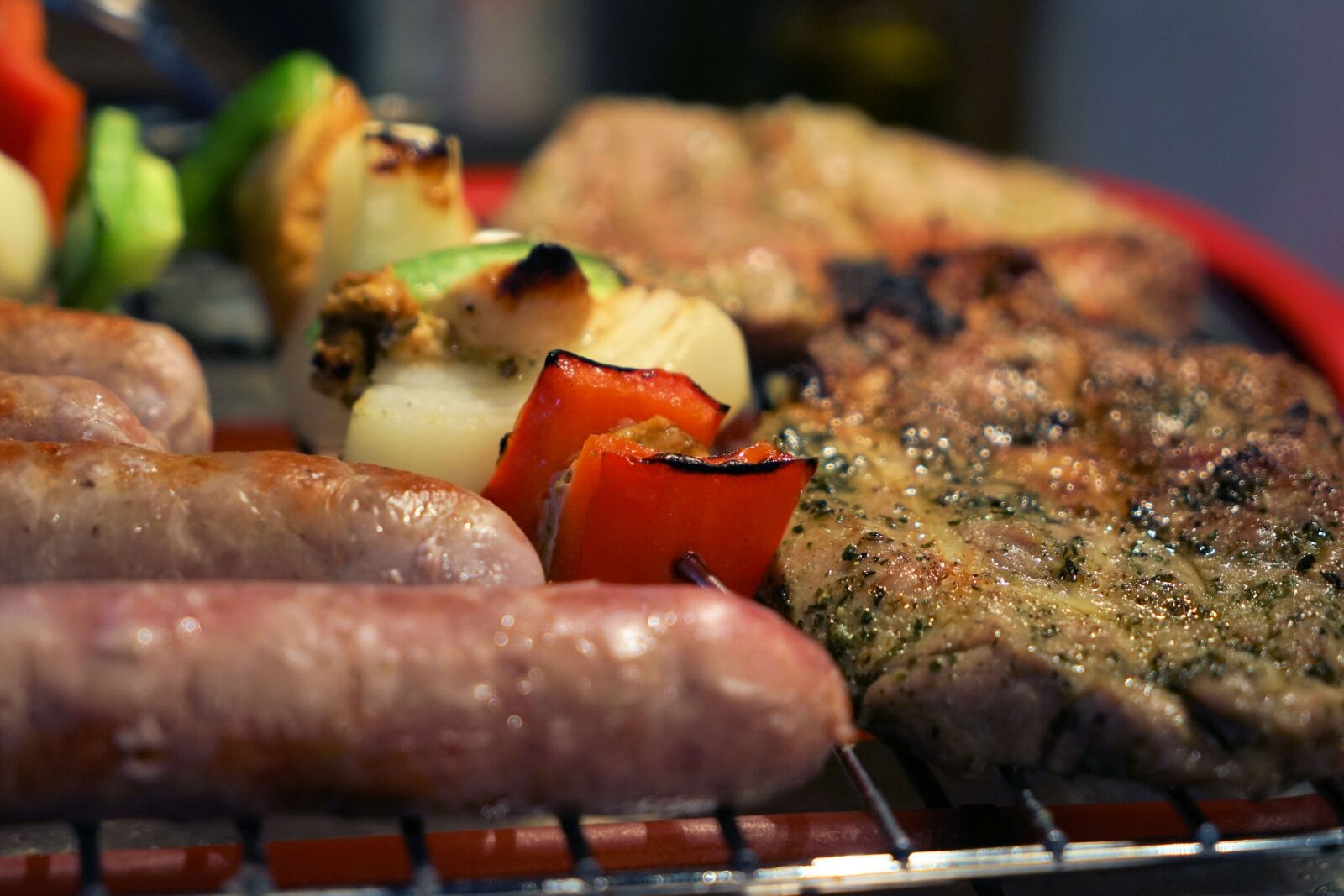 Sony a7 II sample photo. Grill, barbecue, sausage photography
