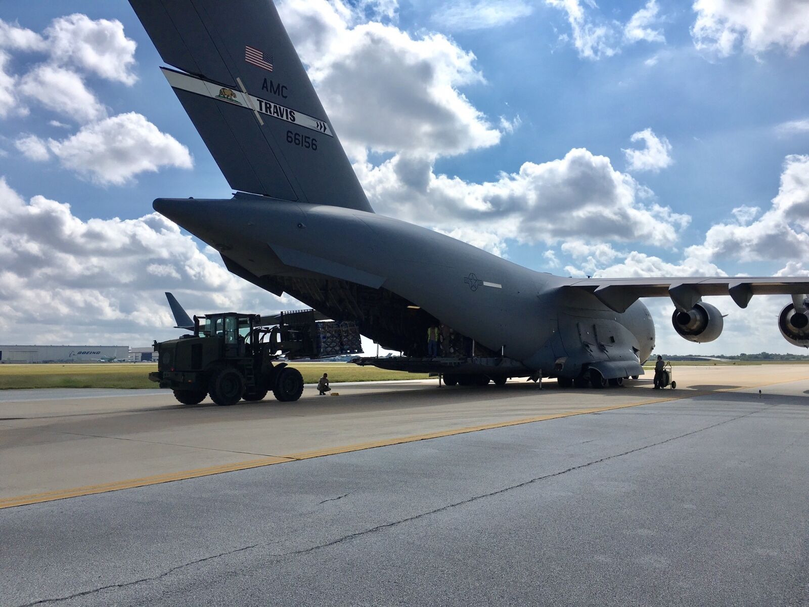 Apple iPhone 6s Plus sample photo. C-17 globemaster iii, air photography