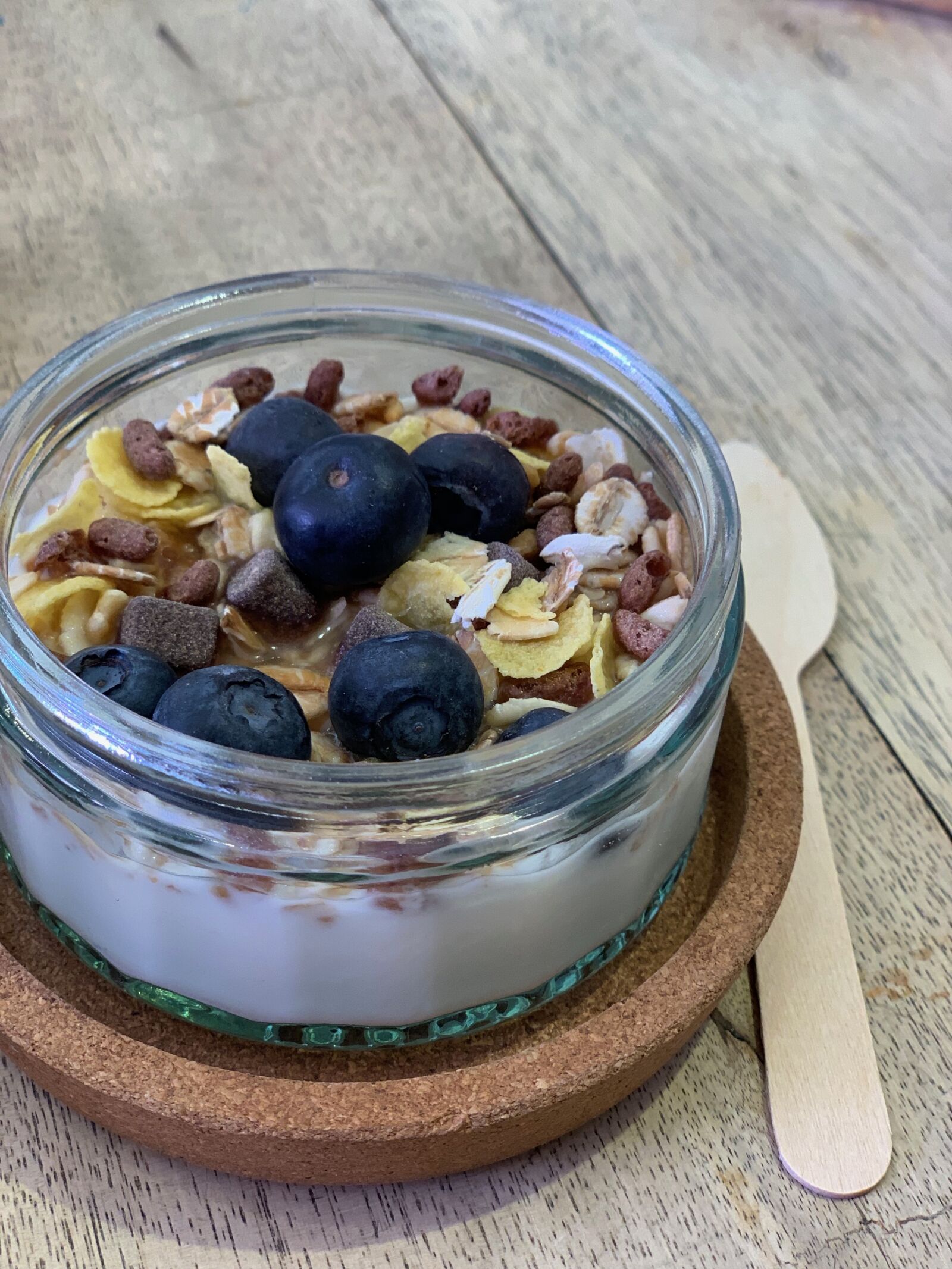 iPhone XS back dual camera 6mm f/2.4 sample photo. Red fruits, blueberries, cereals photography