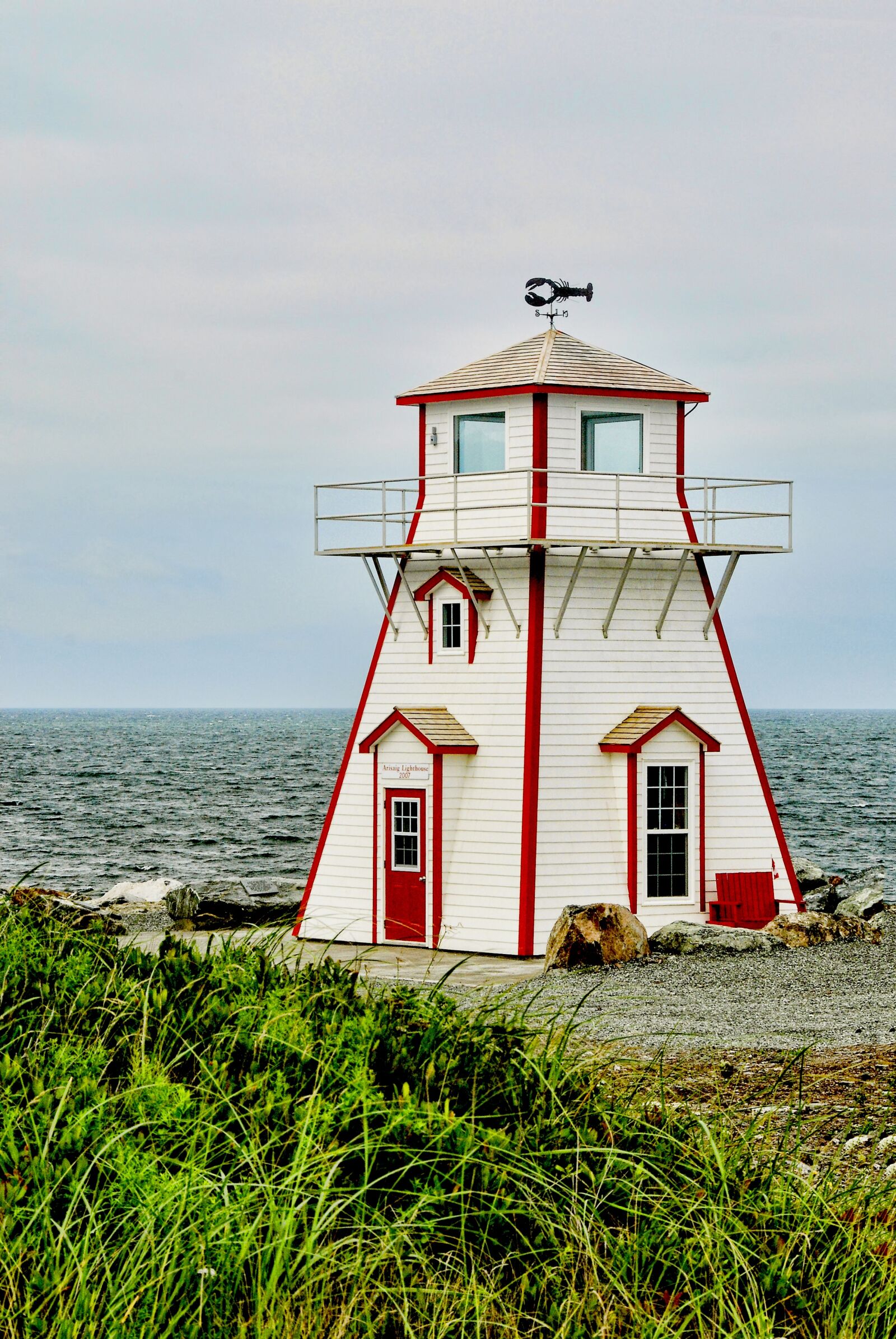 Nikon D200 sample photo. Lighthouse, house, sky photography