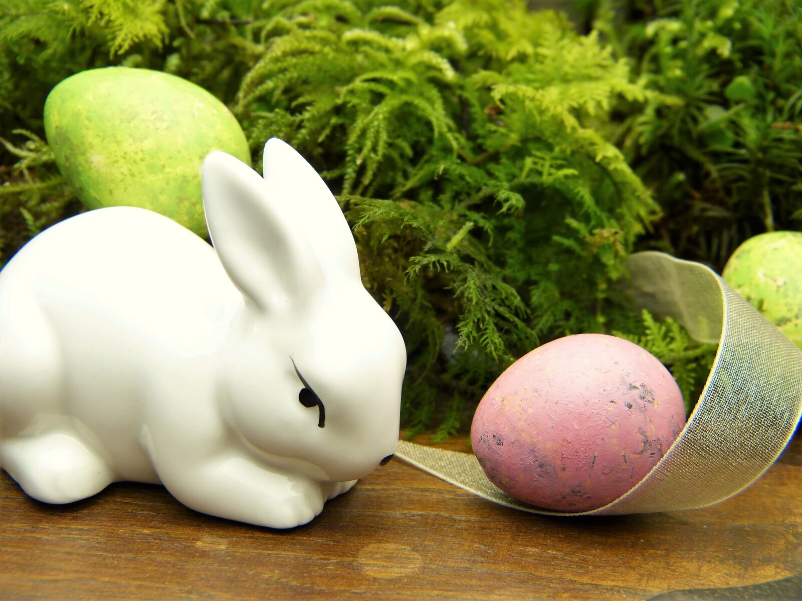 Panasonic Lumix DMC-FZ150 sample photo. Easter, easter bunny, deco photography