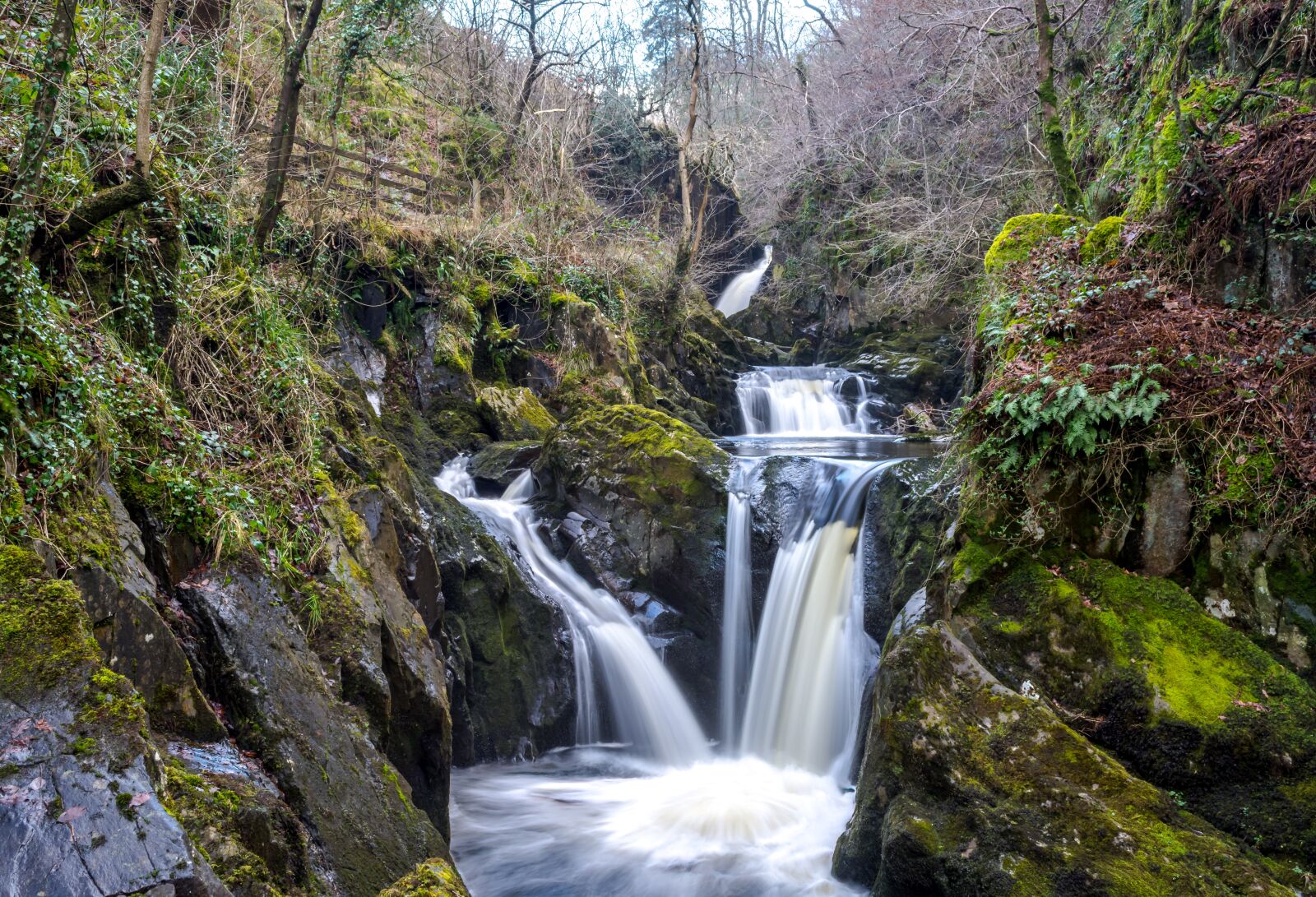 Nikon D7100 sample photo. Ingleton, waterfall, trail photography