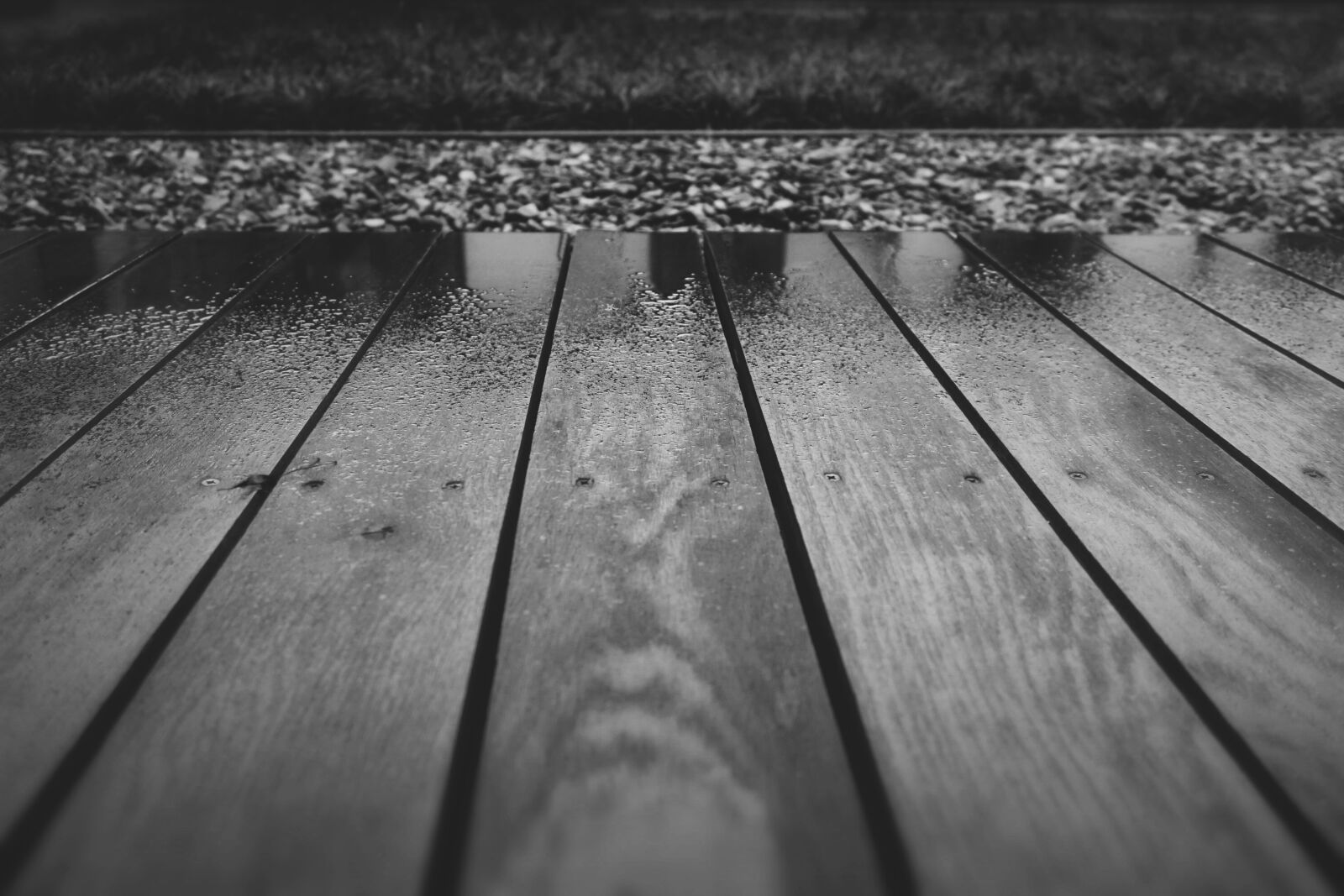 Sony a6000 sample photo. Grey, rain, terrace, wet photography