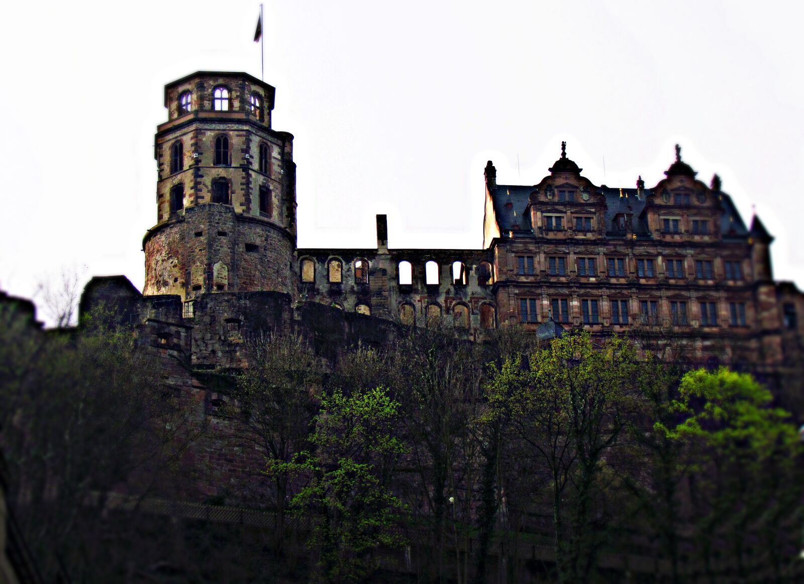 Canon PowerShot SX30 IS sample photo. Castle, the ruins of photography