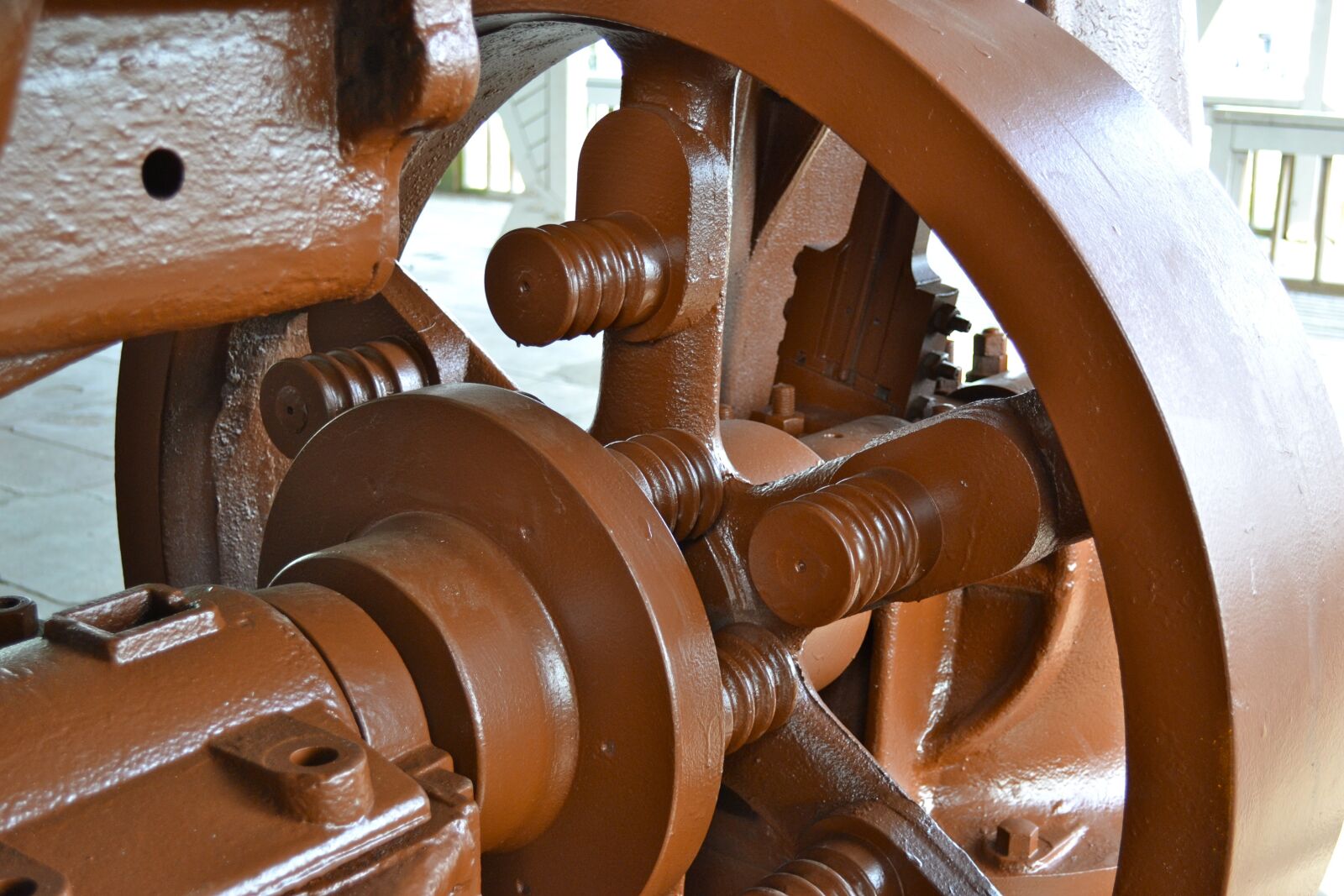 Nikon D3100 sample photo. Gasworks, gears, metal photography