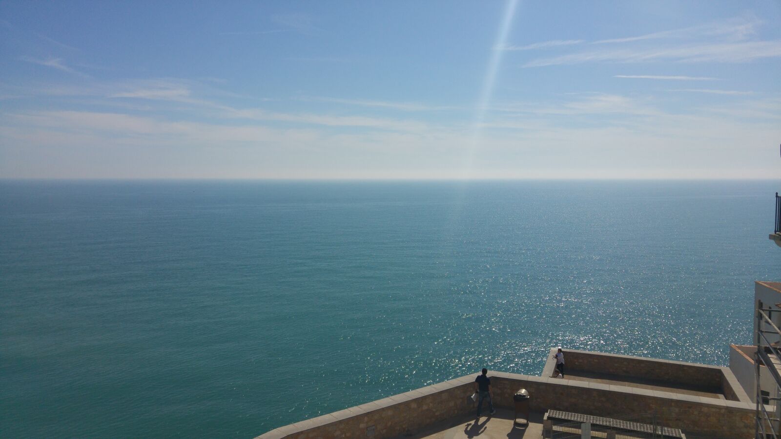 LG G4 sample photo. Sea, peñíscola, views photography
