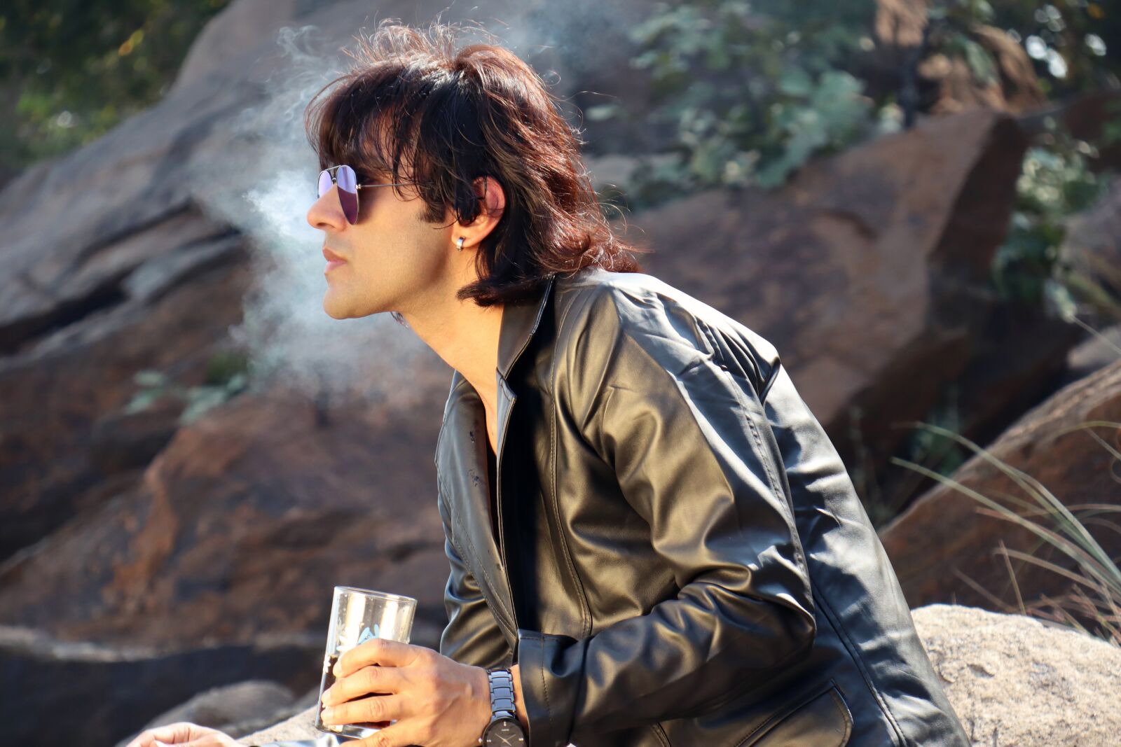 Canon EF-M 18-150mm F3.5-6.3 IS STM sample photo. Stylish, men fashion, action photography