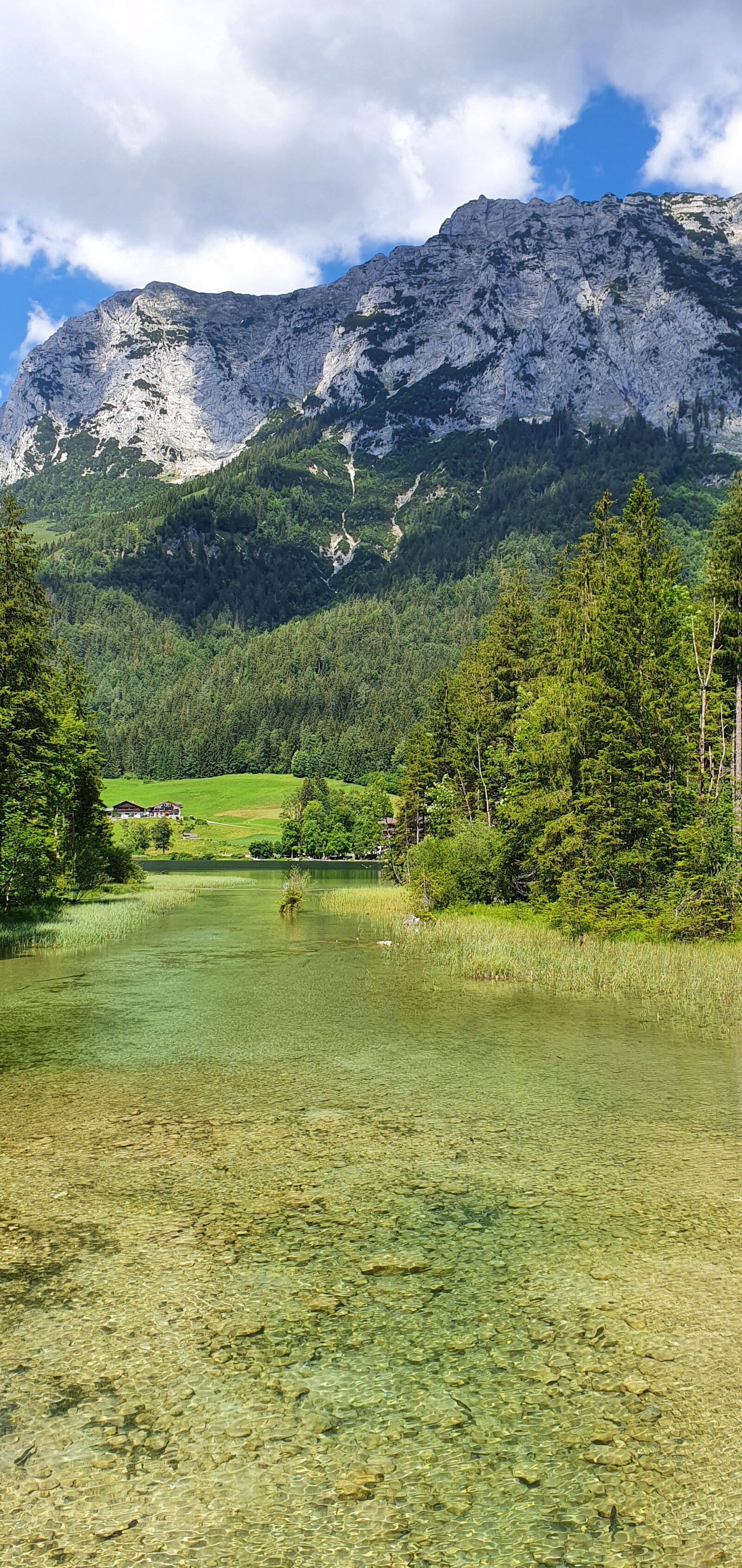 Samsung Galaxy S10 sample photo. Watzmann, alpine lake, hintersee photography